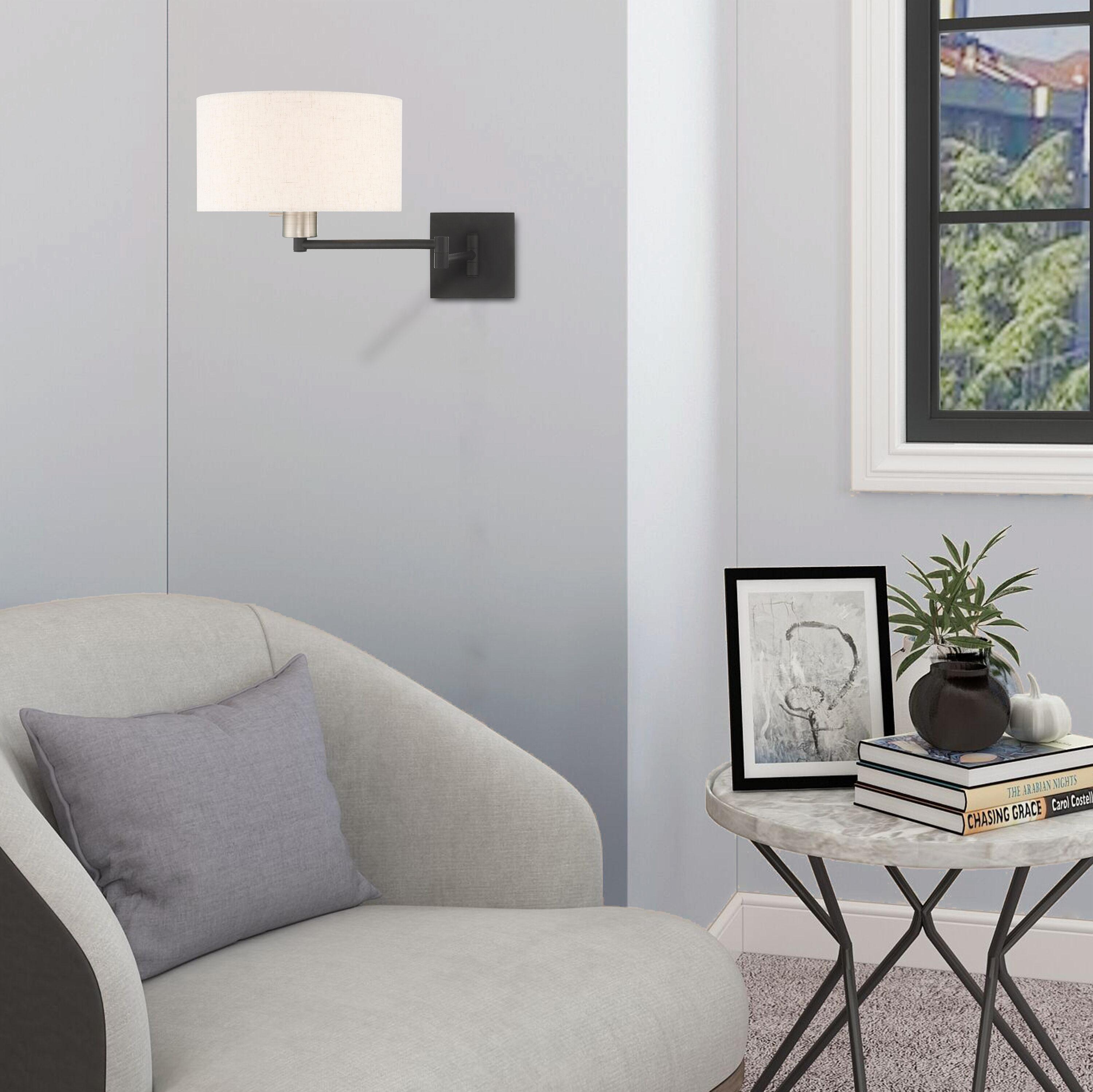 Livex Lighting 1 - Light Wall Light in  Black