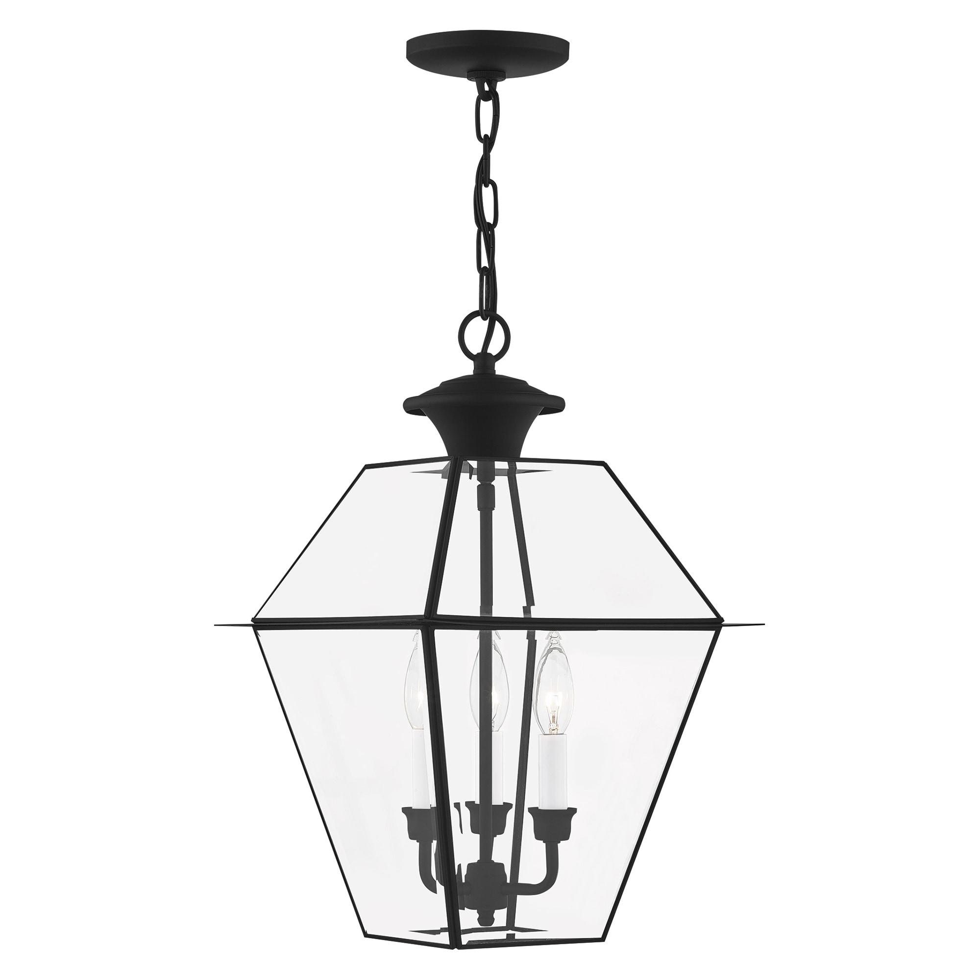 Livex Lighting Westover 3 - Light Pendant in  Black