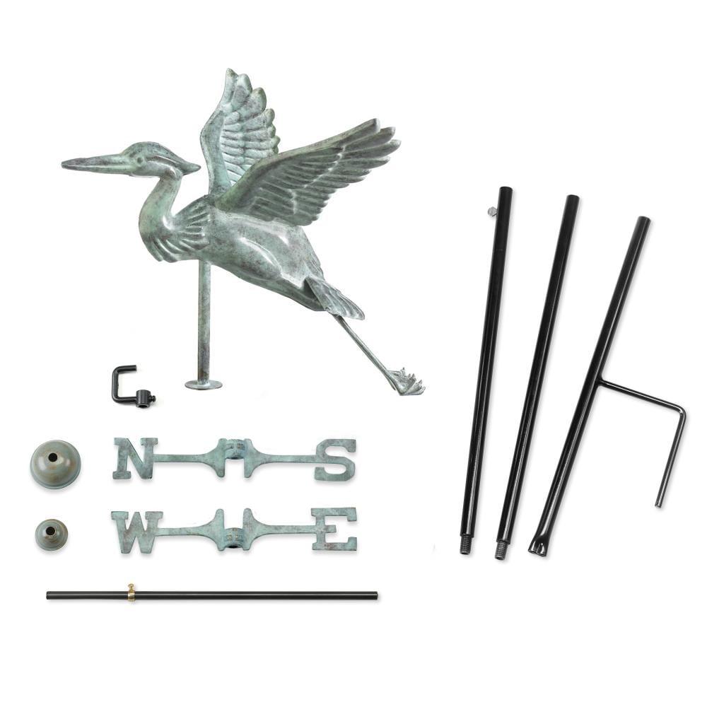 Good Directions Heron 26'' H Metal Animals Weathervane
