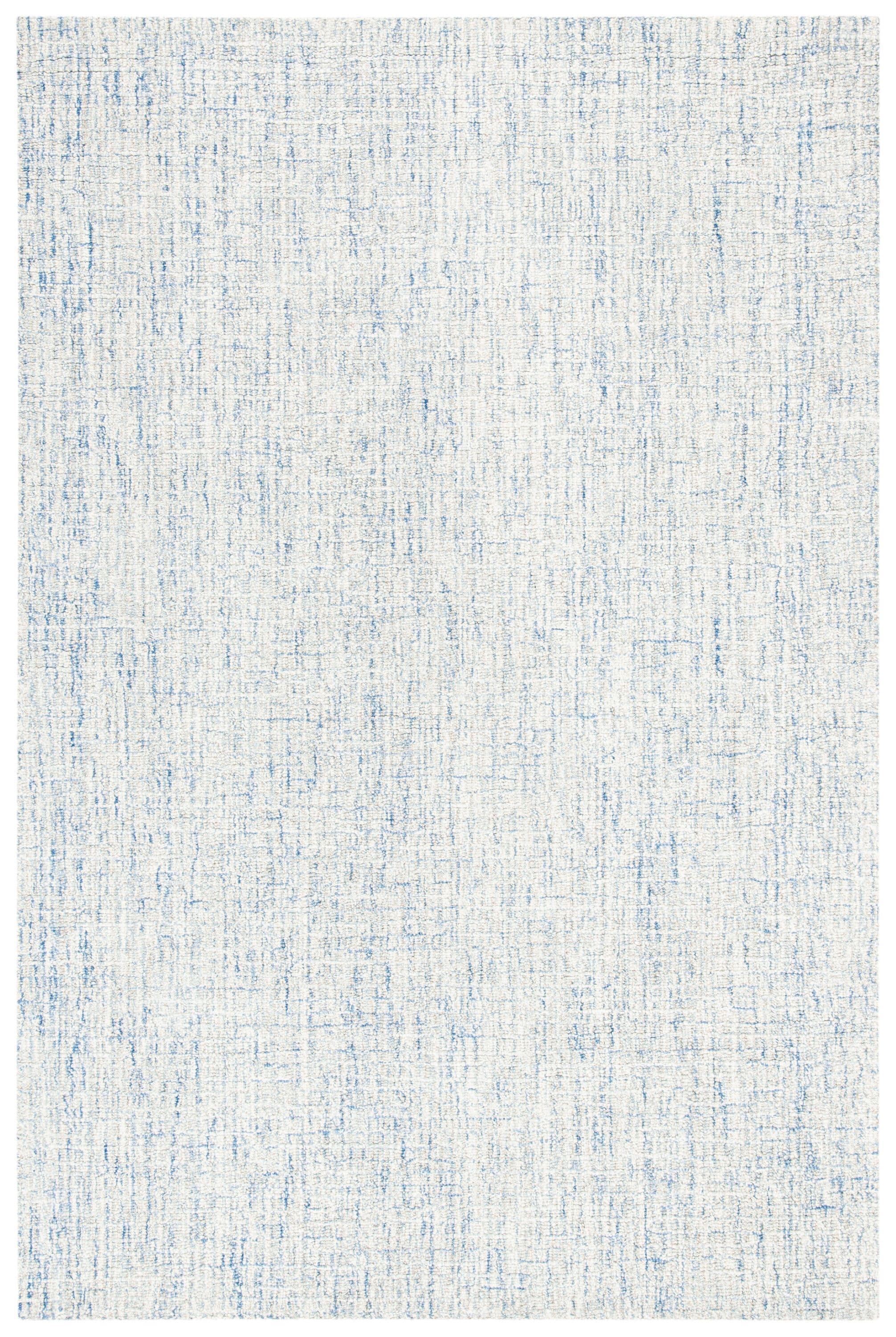 Abstract ABT471 Handmade Indoor Area Rug - Ivory/Blue - 4'x6' - Safavieh