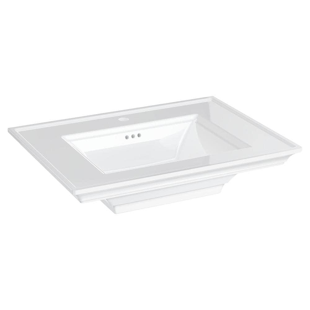American Standard Town Square S 22.5'' Ceramic Rectangular Bathroom Sink with Overflow