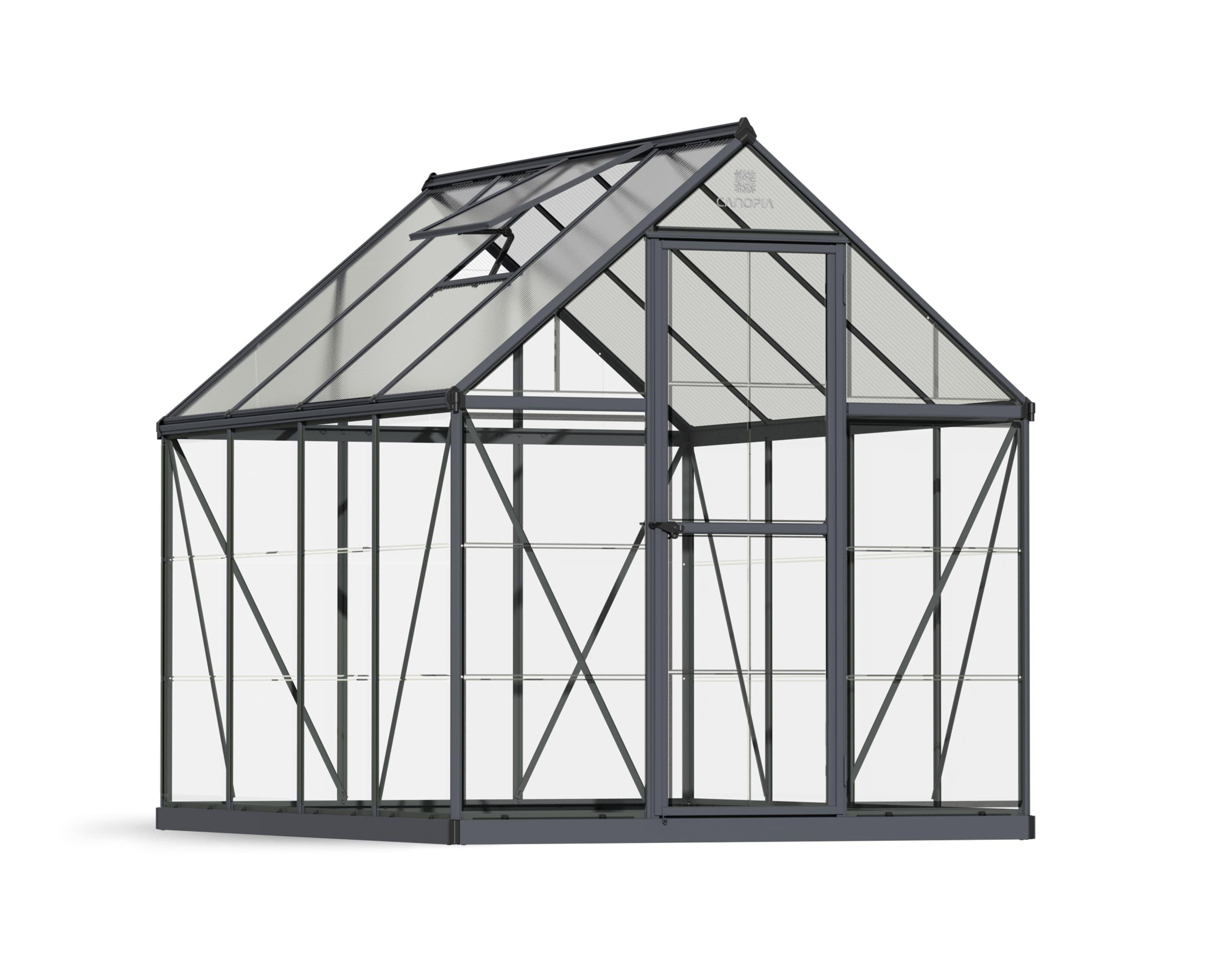 Palram - Canopia Hybrid Polycarbonate Hobby Greenhouse