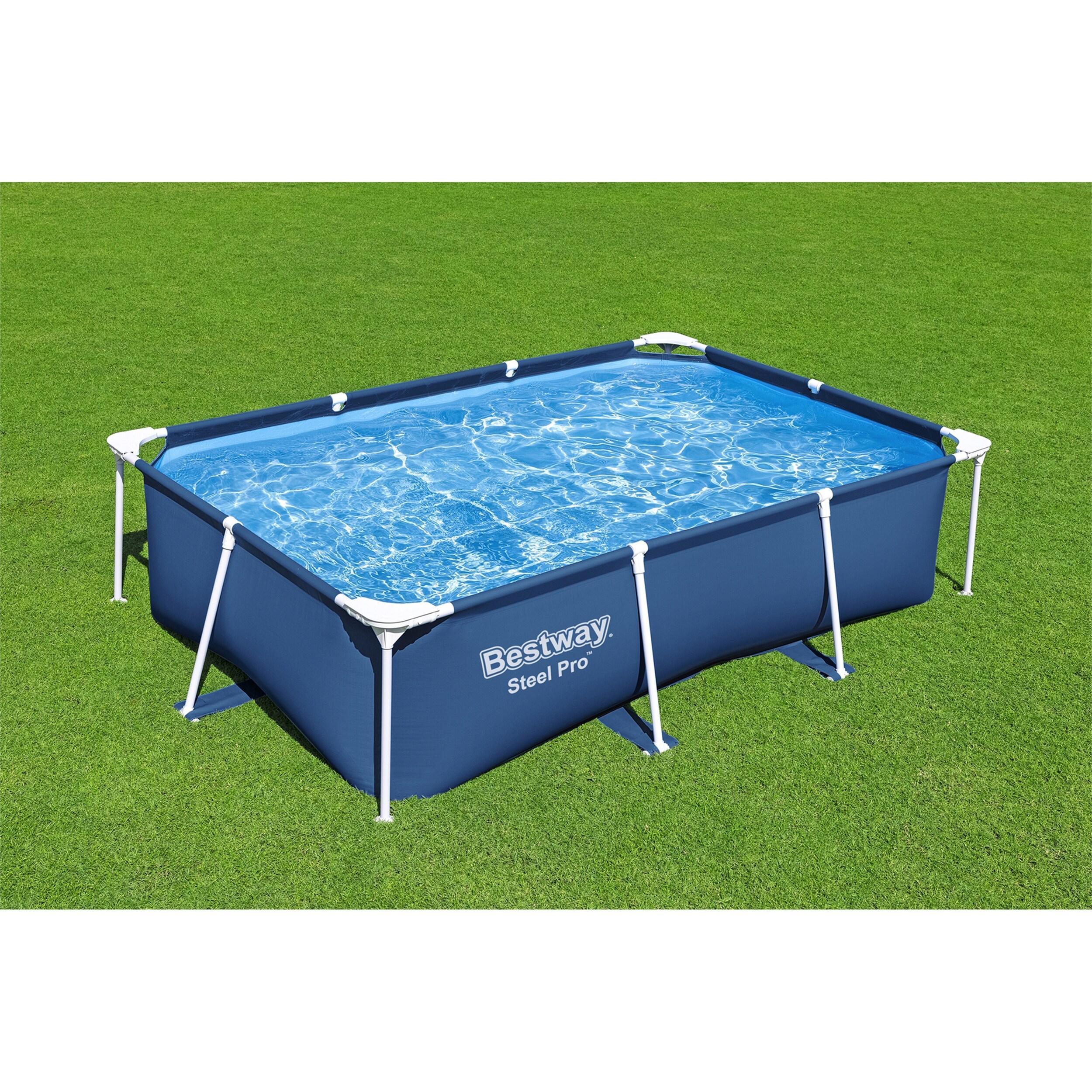 Bestway Bestway Steel Pro Rectangular Above Ground Swimming Pool Set