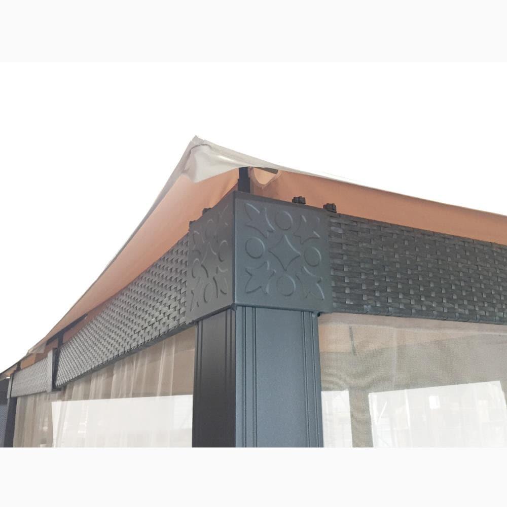 Garden Winds Garden Winds Beige Fabric Replacement Canopy for Gazebo