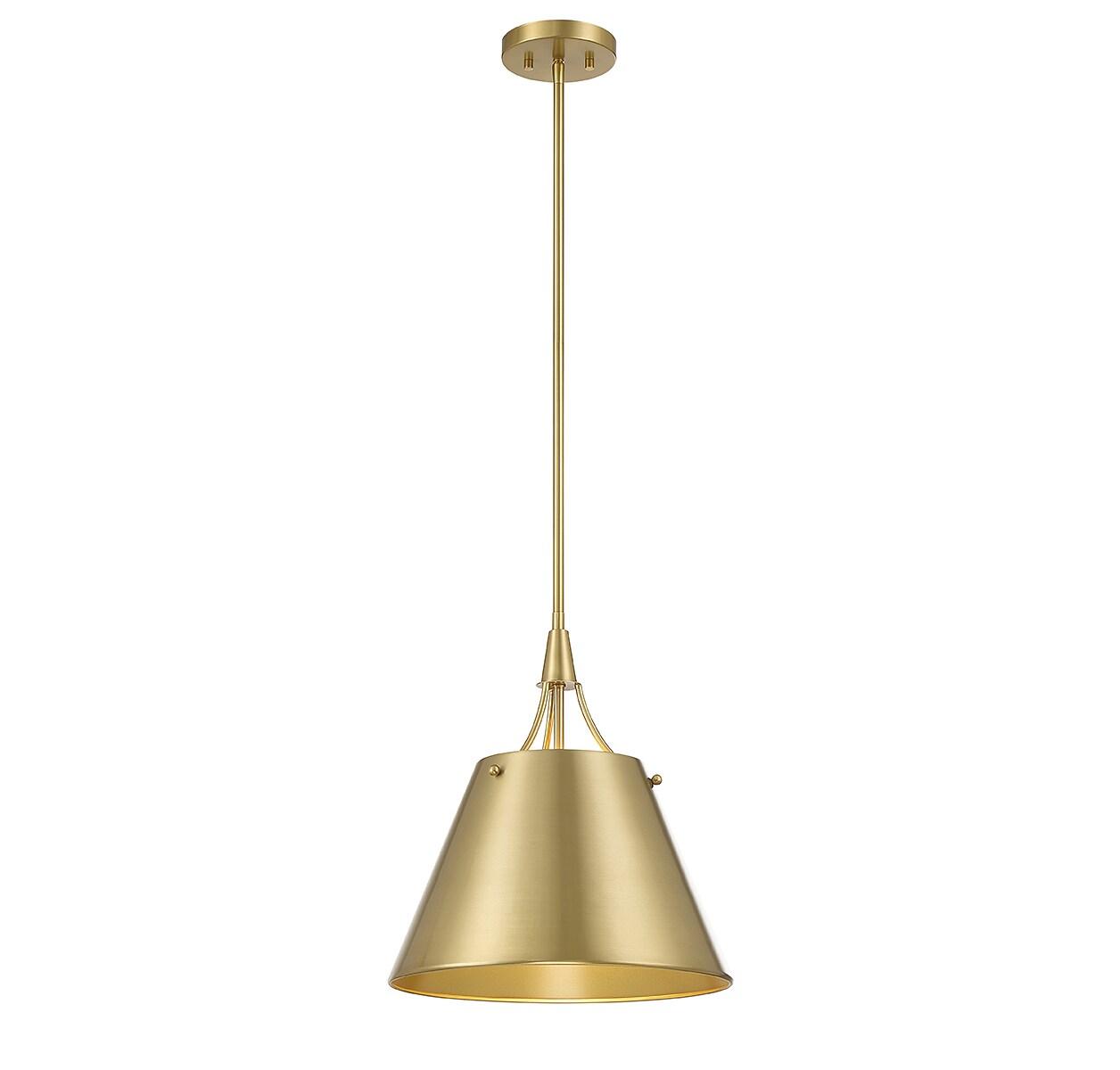 Savoy House Willis 1 - Light Pendant in  Warm Brass