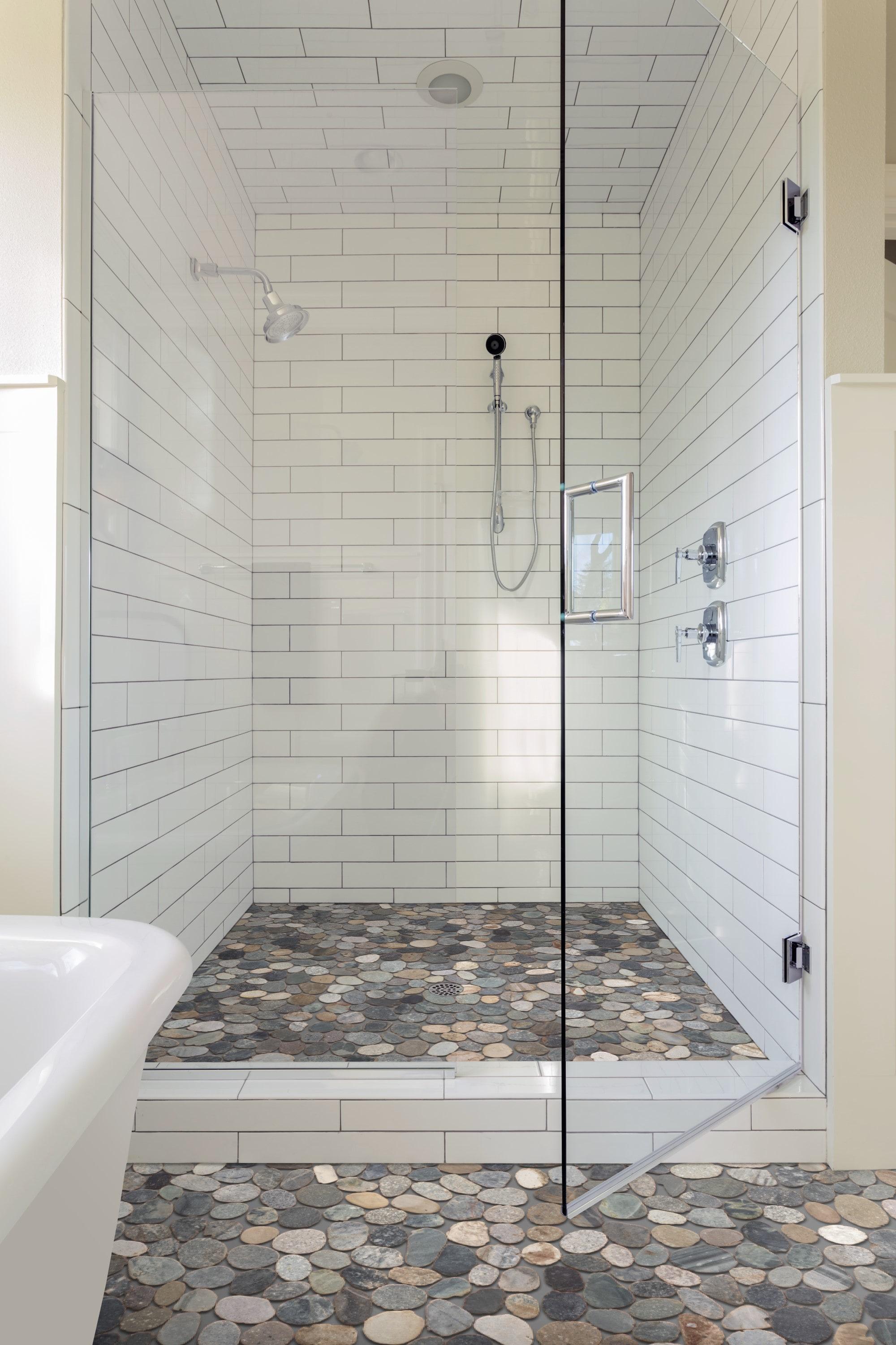 Sliced Pebble Mosaic Wall & Floor Tile