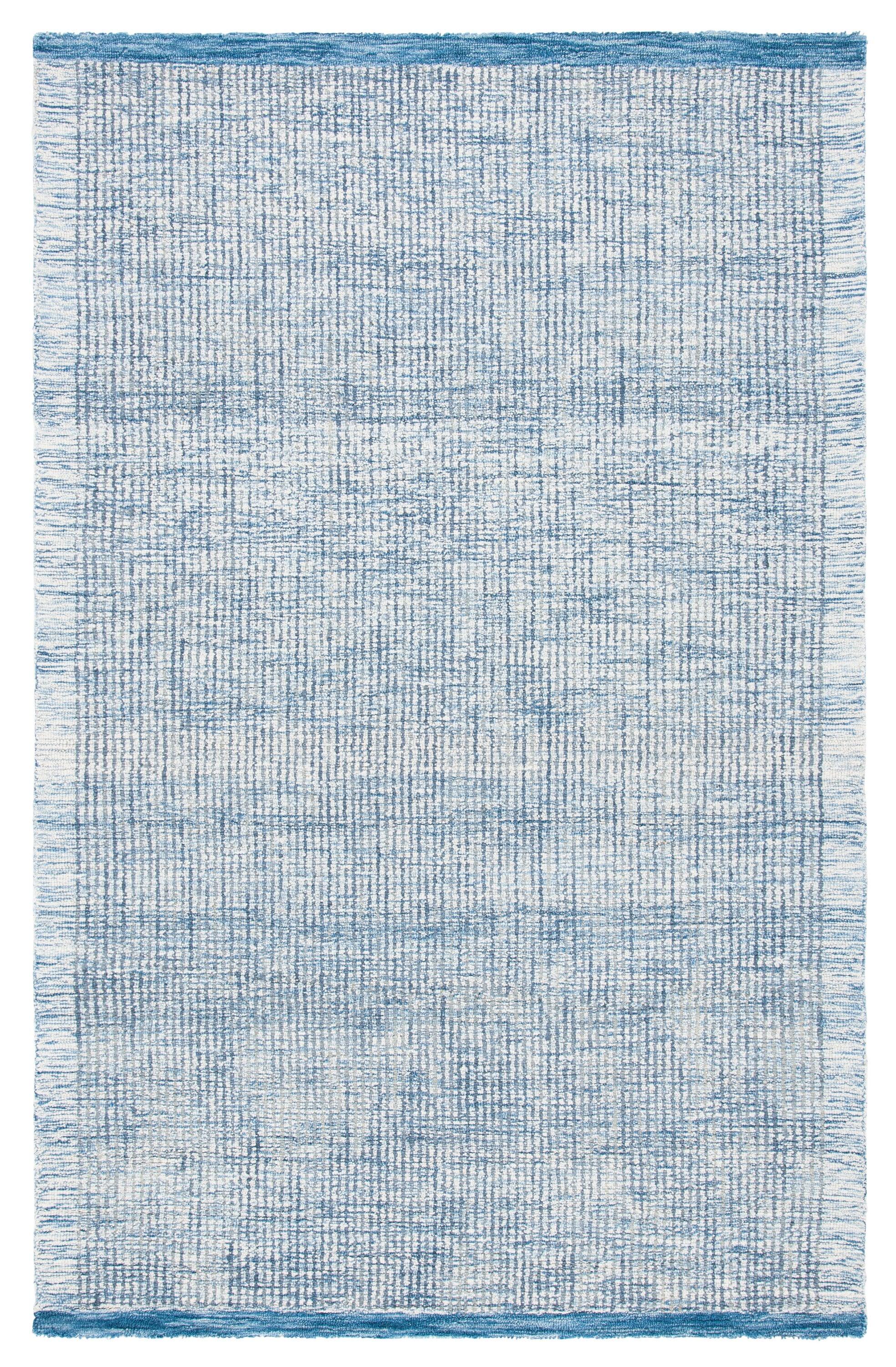 Metro MET151 Hand Tufted Indoor Area Rug - Ivory/Blue - 4'x6' - Safavieh