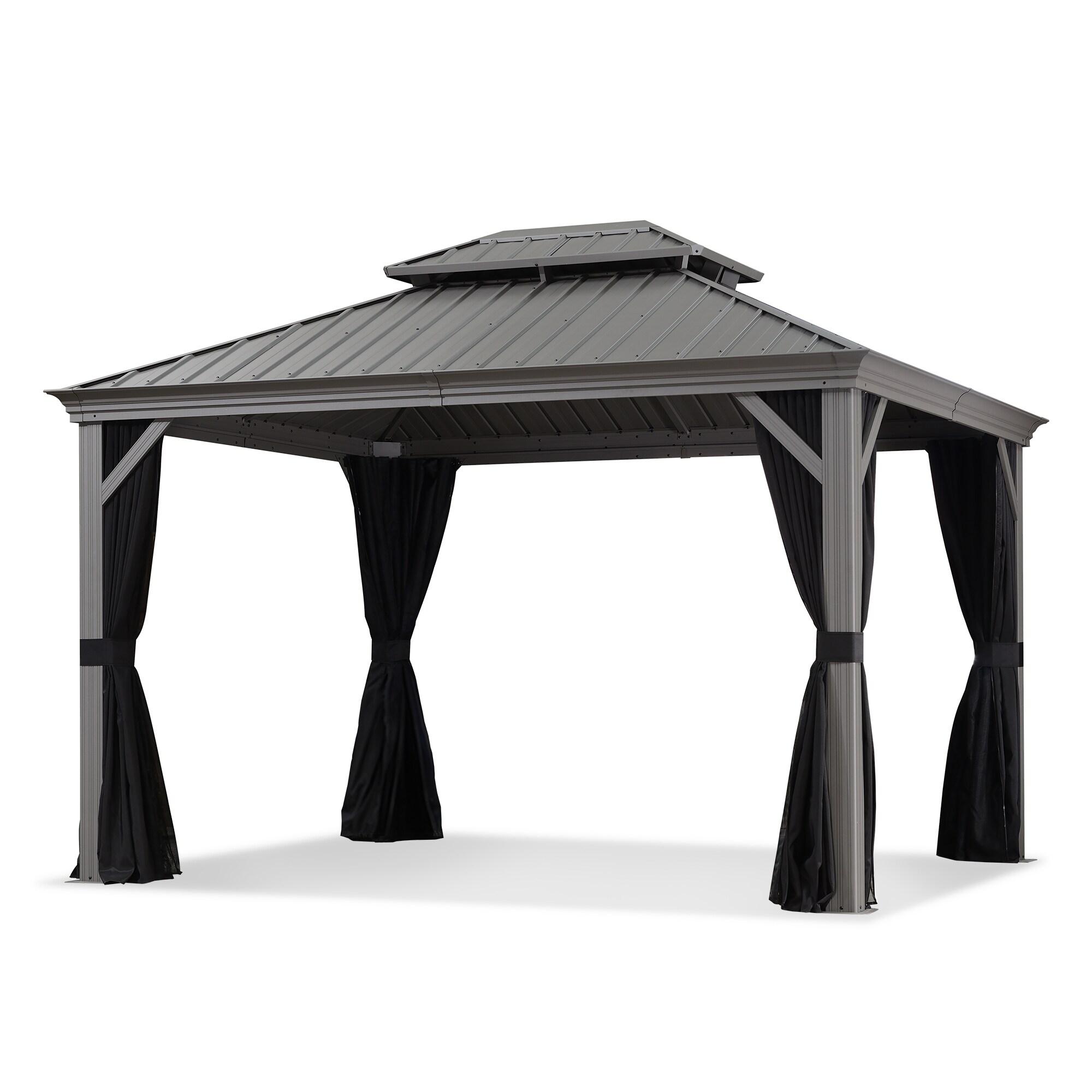 Purple Leaf Aluminum Patio Gazebo