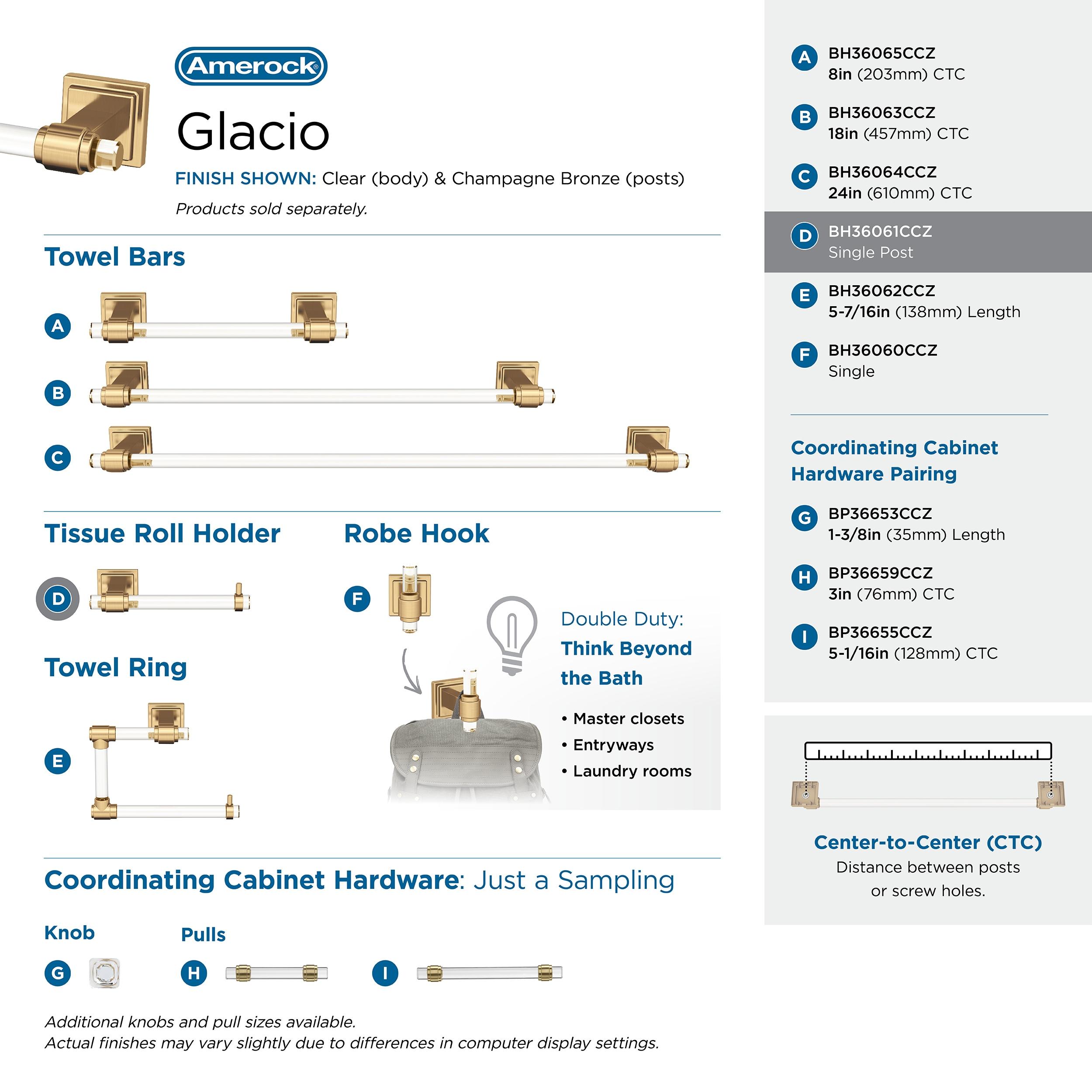 Glacio Wall Mount Toilet Paper Holder