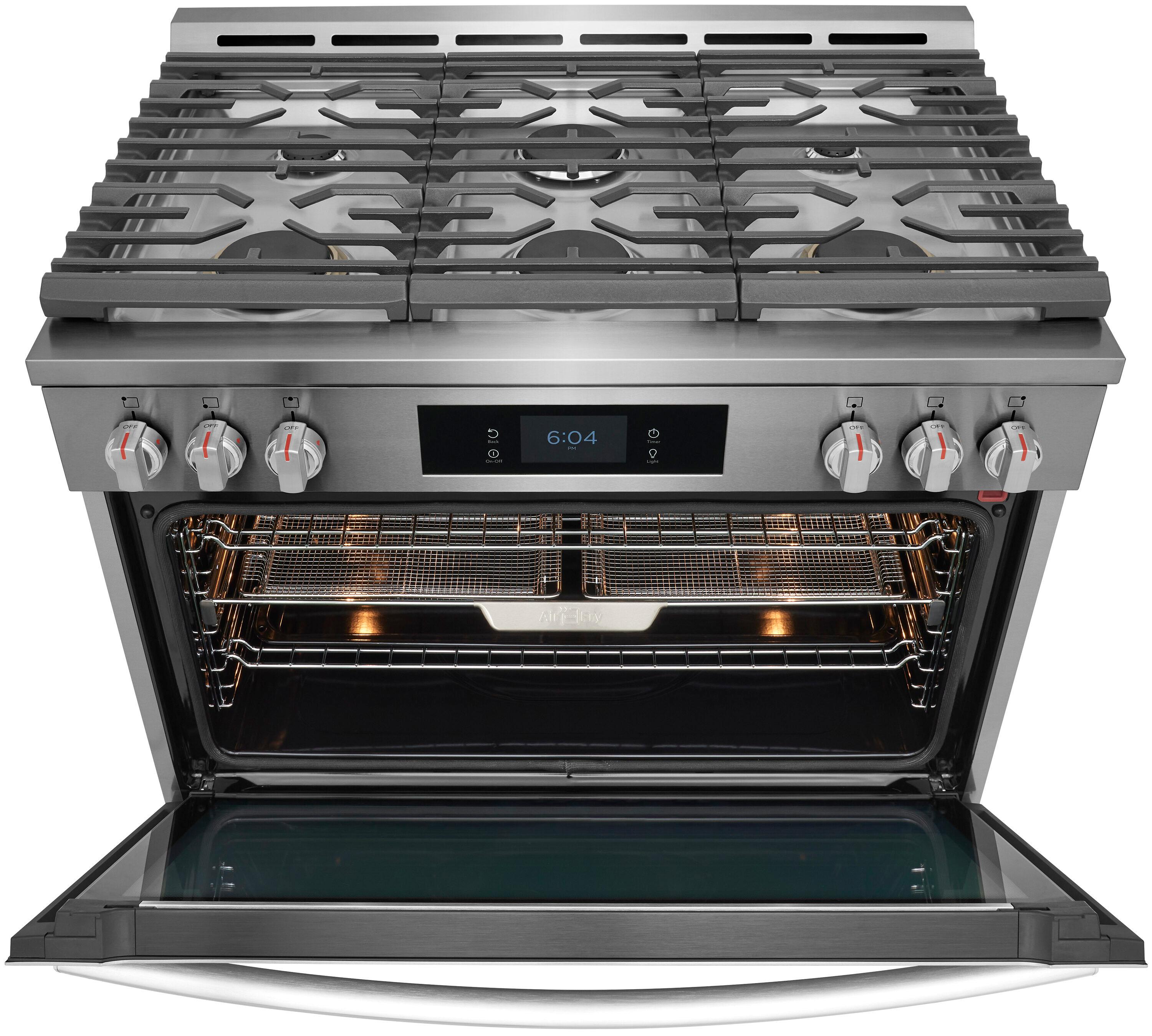 Frigidaire Gallery Frigidaire Gallery 30" 4.6 Cubic Feet Smart Dual Fuel Free Standing Range with 6 Burners GCFD3661AF