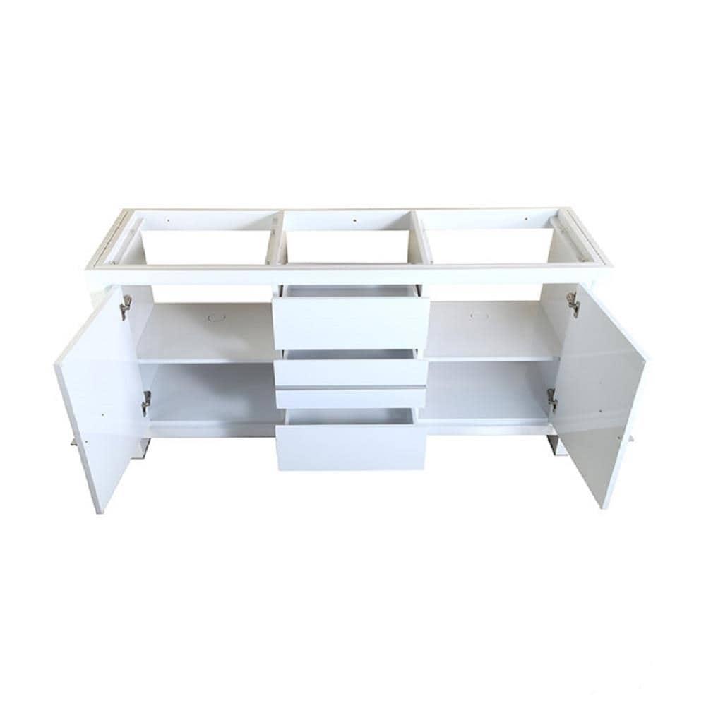 Allier 60" Freestanding Double Sink Bathroom Vanity Base Only (Top and Sink Not Included)