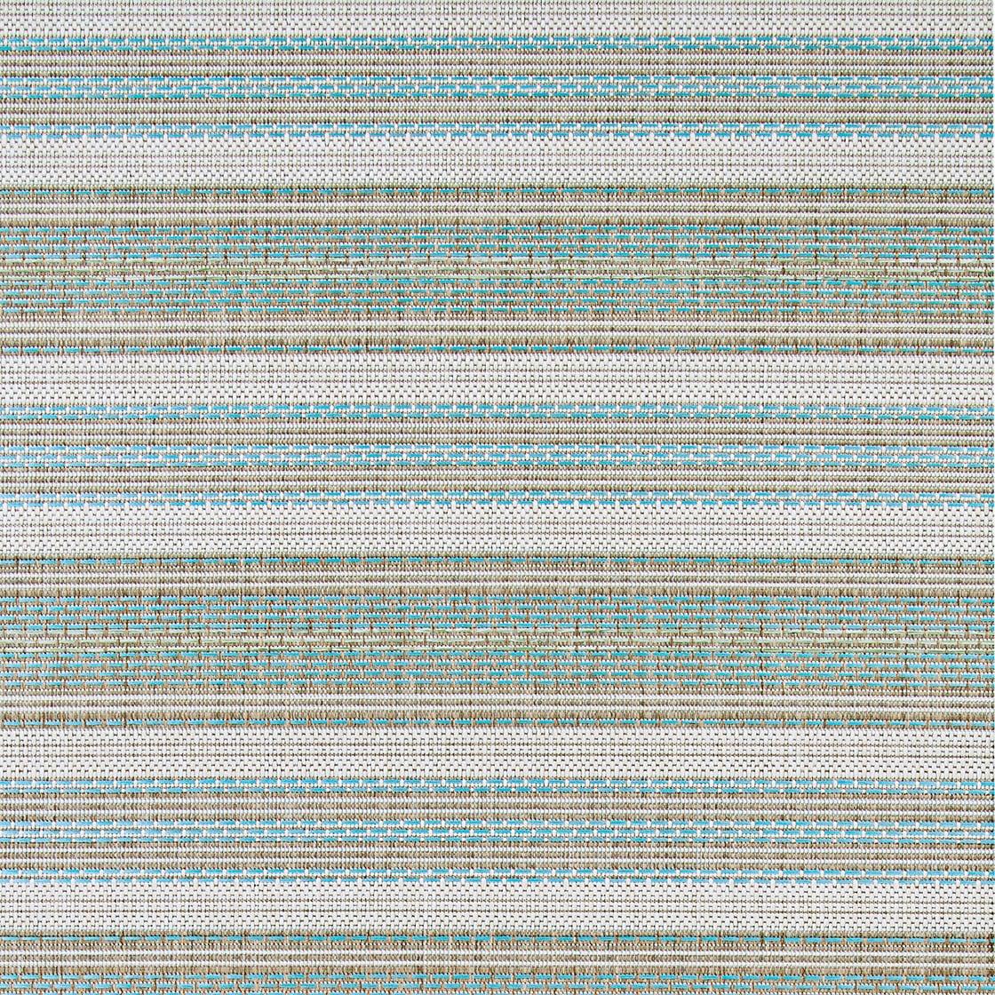 Couristan Monaco Marbella Indoor / Outdoor Area Rug, Blue Mist-Ivory, 5'3" x 7'6"