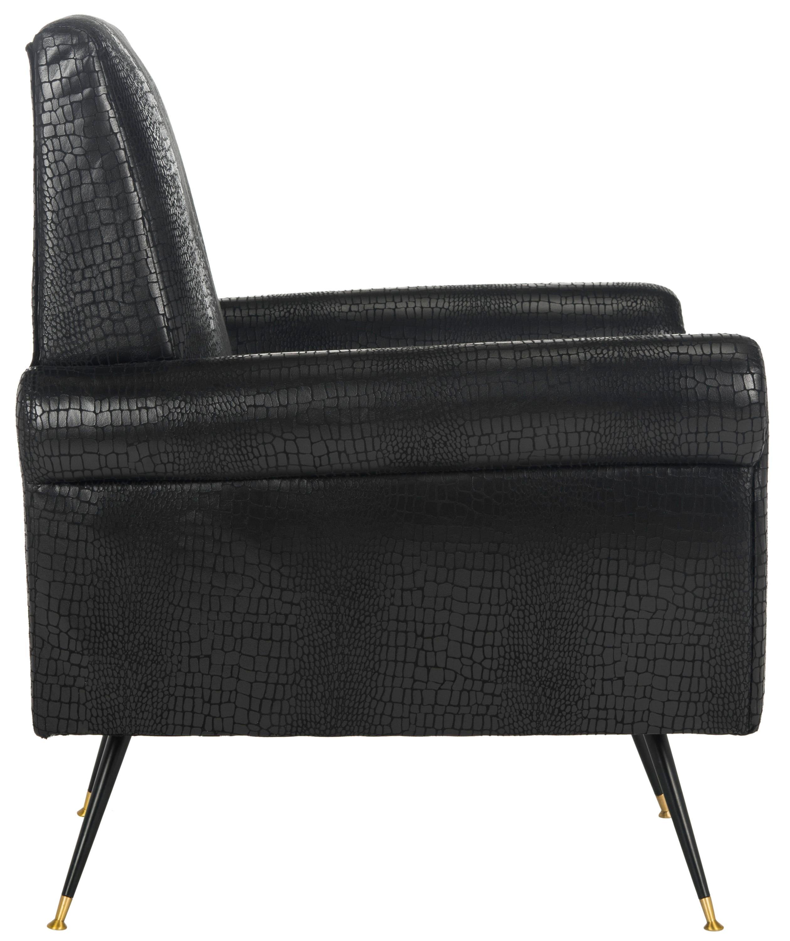 Mira Accent Chair - FOX6285 - Black - Safavieh