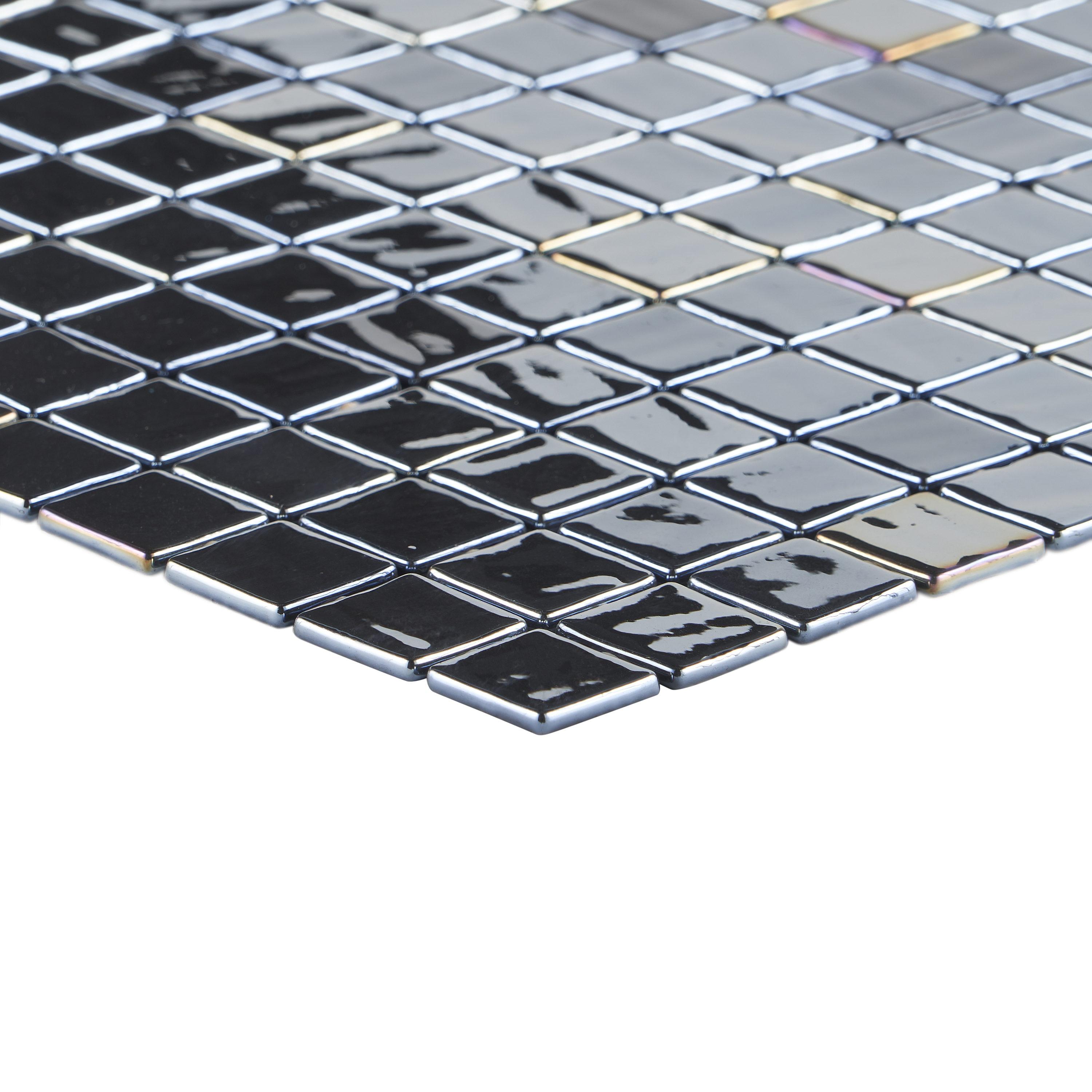 Rapids 1" x 1" Glass Grid Mosaic Wall & Floor Tile