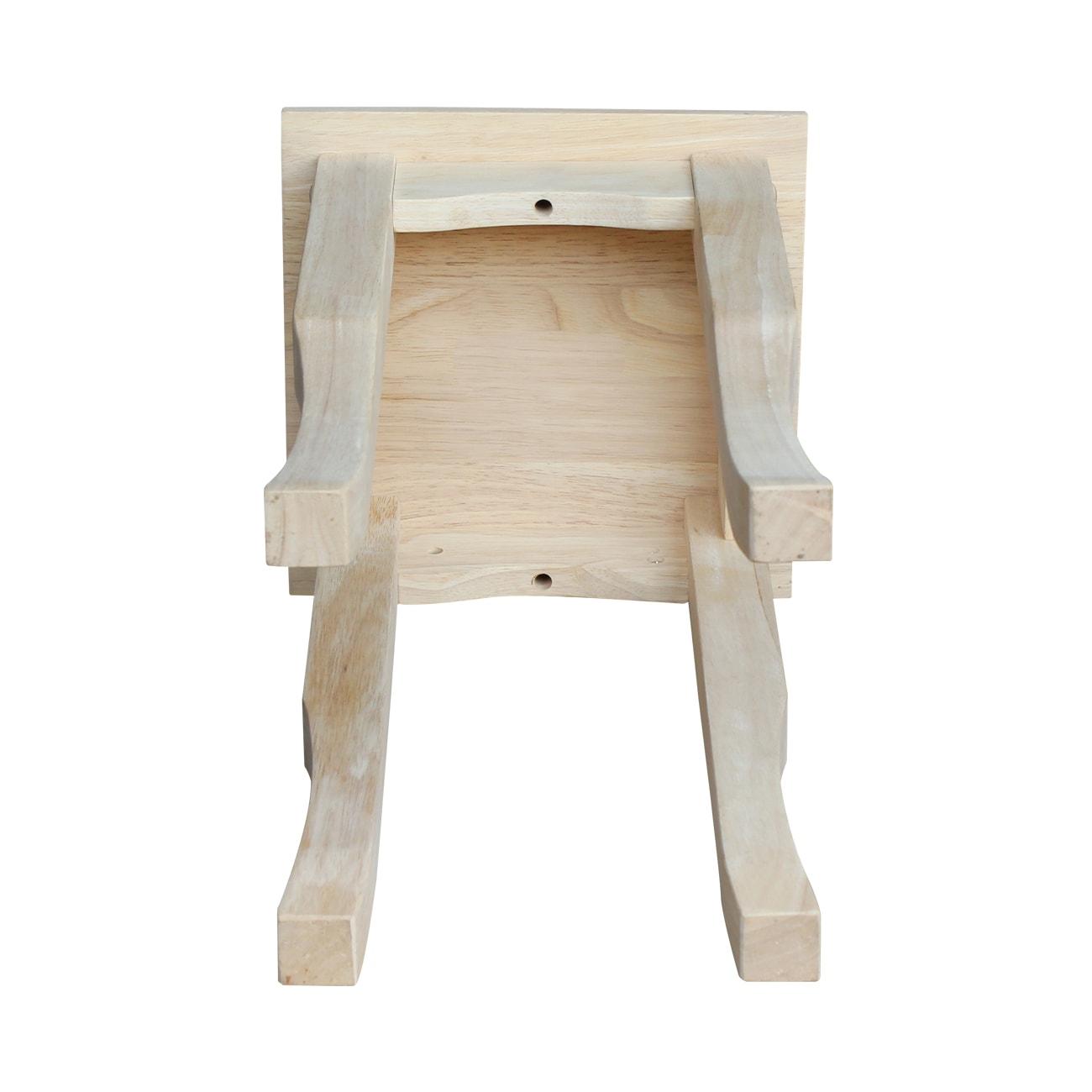 21" Tea Table Unfinished - International Concepts