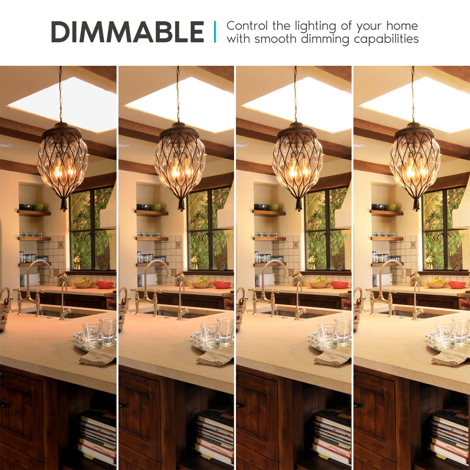 4 Watt (40 Watt Equivalent), CA11 LED, Dimmable Light Bulb, E12/Candelabra Base