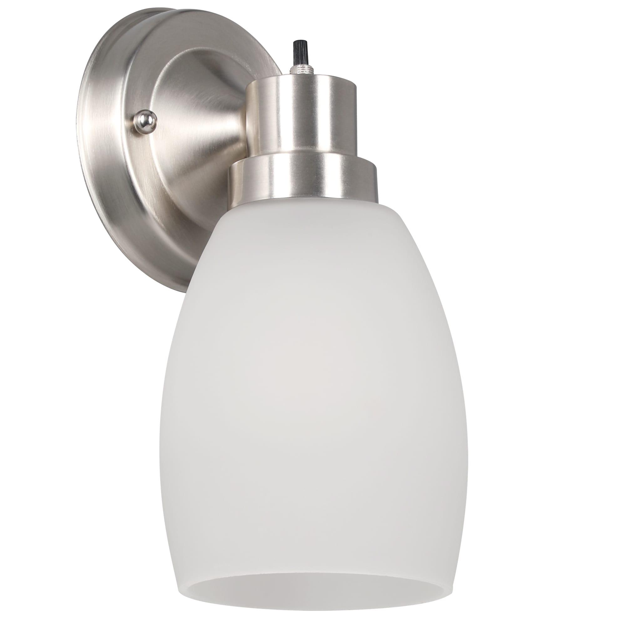 Design House  Lydia Wall Light in Satin Nickel