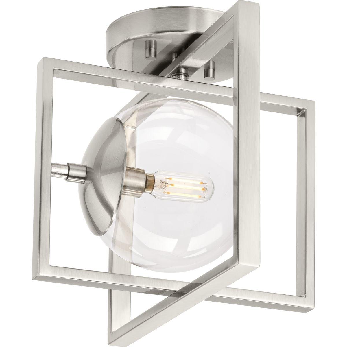 Deaton Glass Semi-Flush Mount Light