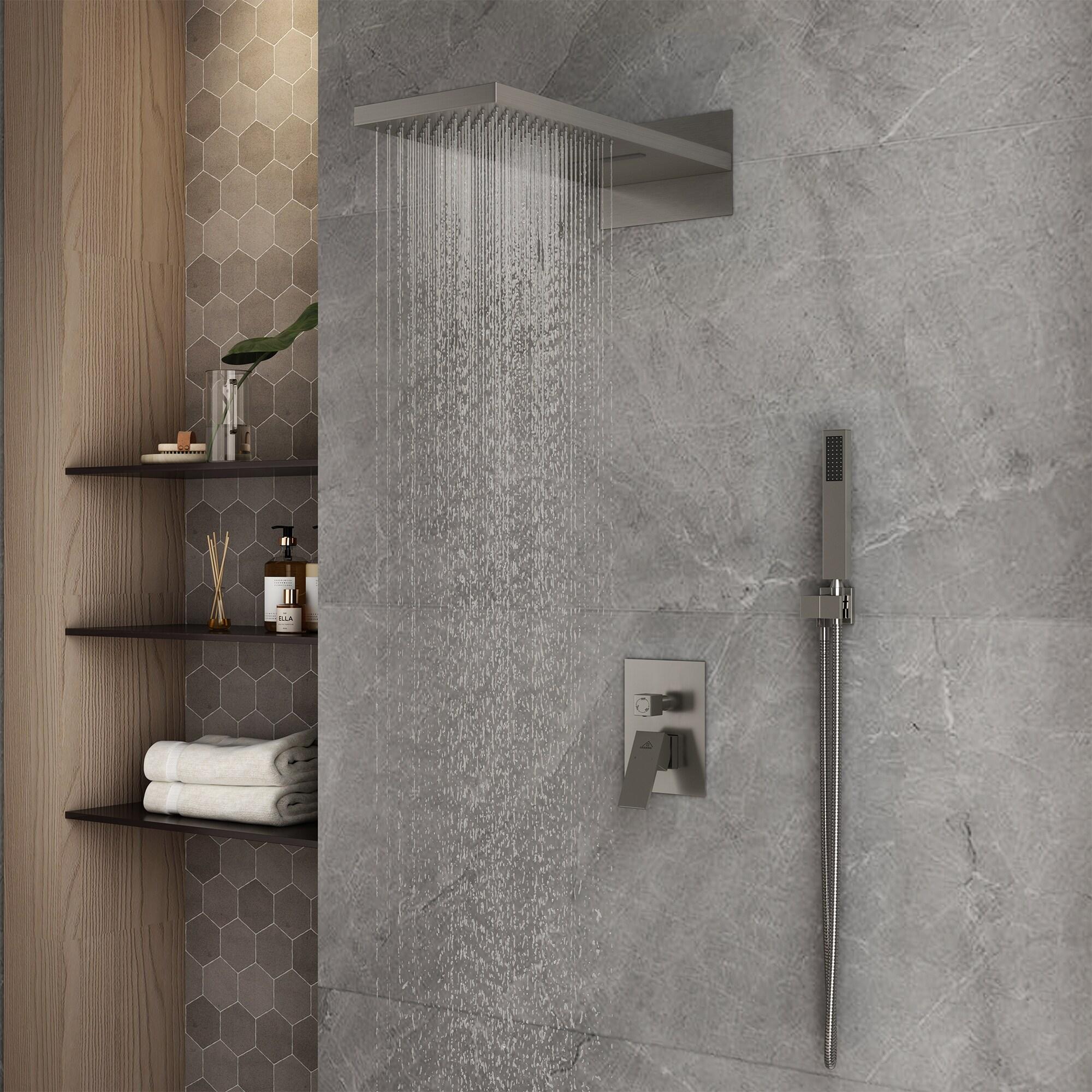 Cascade Bliss Luxury Complete Shower System with Rough-in Valve