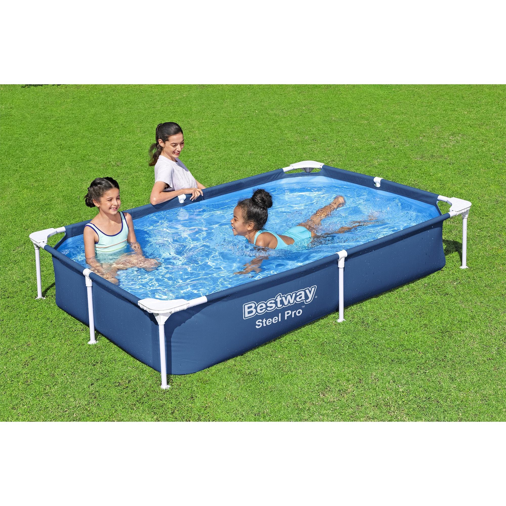 Bestway Bestway Steel Pro Rectangular Above Ground Swimming Pool Set