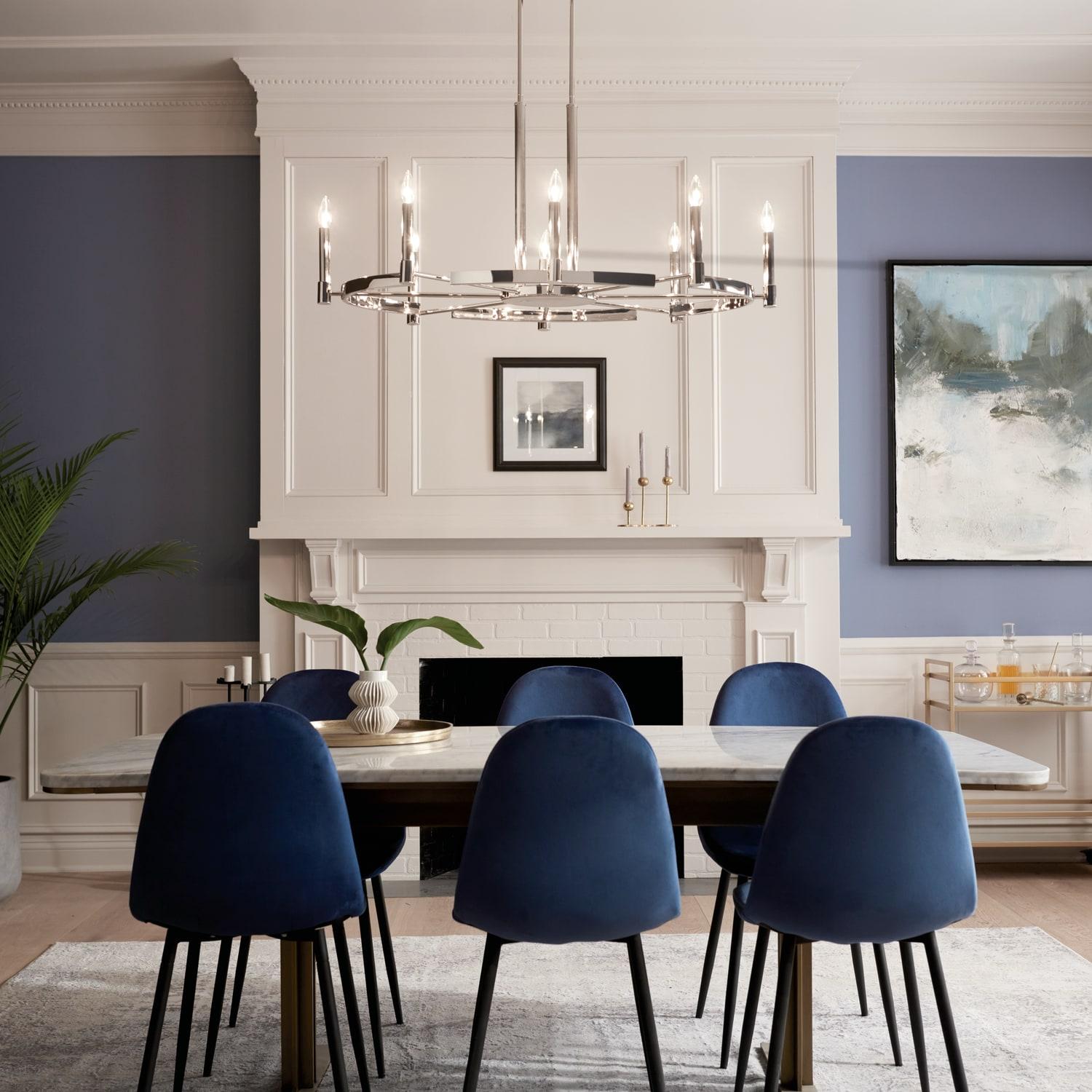 Kichler Lighting Tolani 8 - Light Chandelier in  Polished Nickel