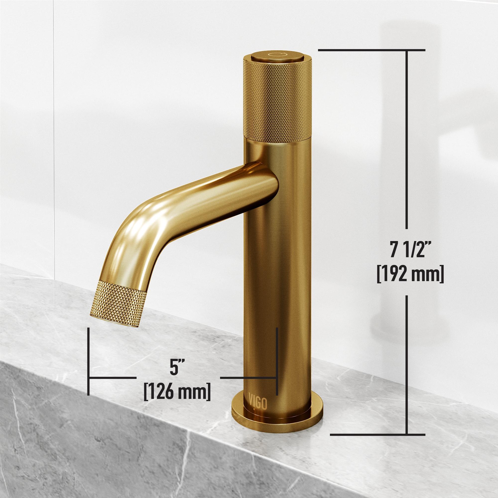 Apollo 8" H Single Handle Single Hole Bathroom Faucet