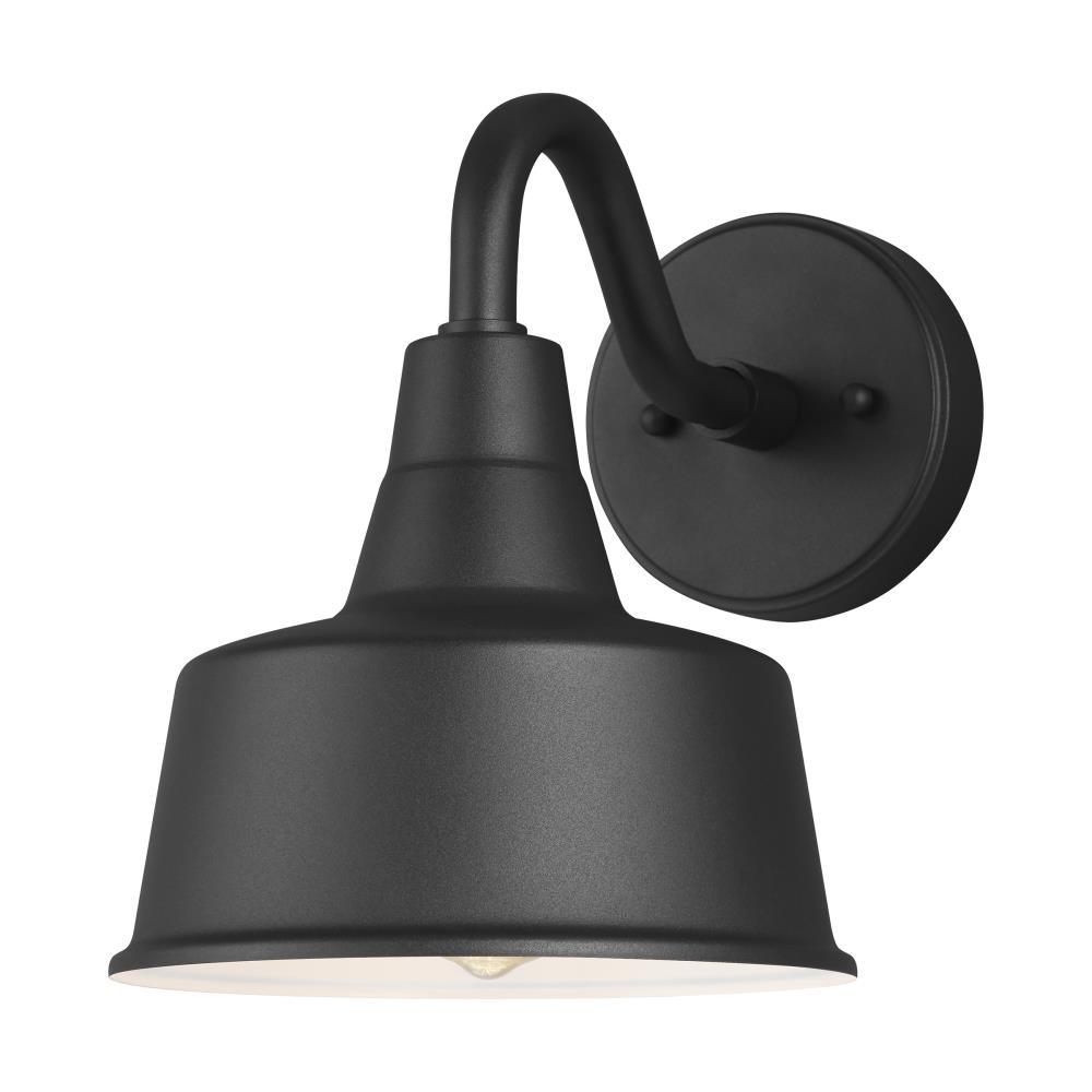 Fisher Outdoor Sconce - Black / 8"Dia