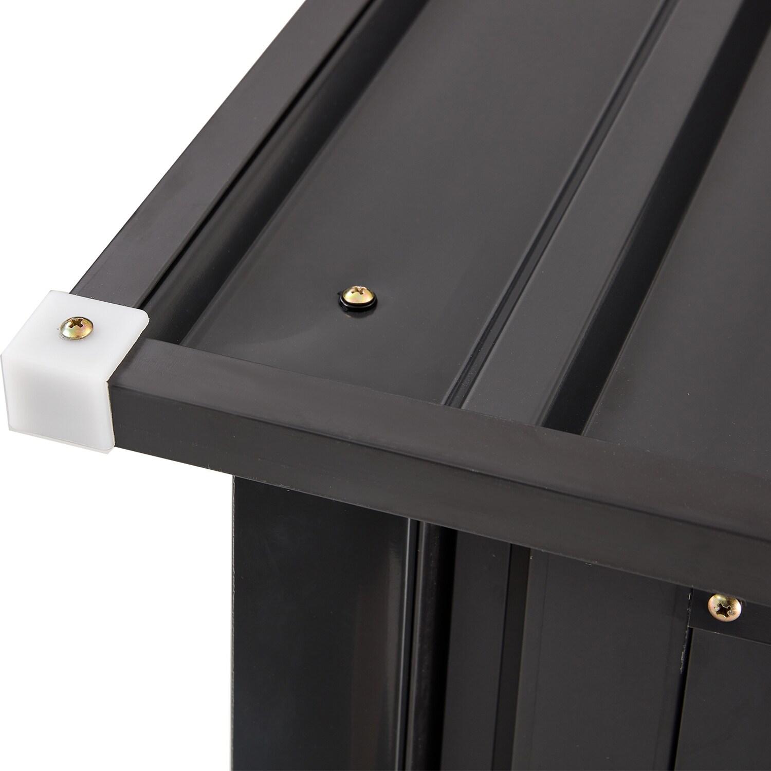 wtressa Outdoor Storage Shed, 3 X 3 FT Metal Steel Garden Shed With Single Lockable Door, Small Shed Outdoor Steel Utility Tool Shed For Backyard Patio Garden Lawn