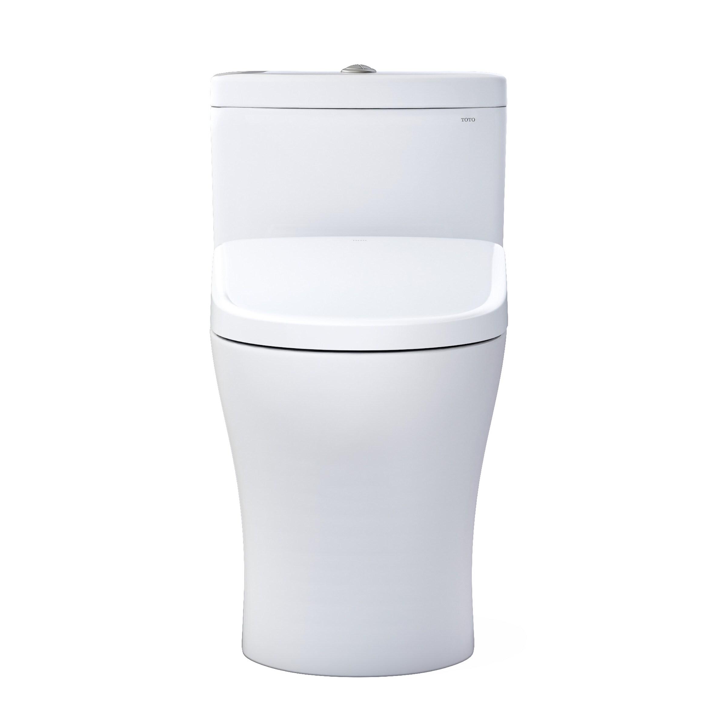 Aquia 1.28 GPF Elongated One-Piece Toilet with High Efficiency Flush (Seat Included)