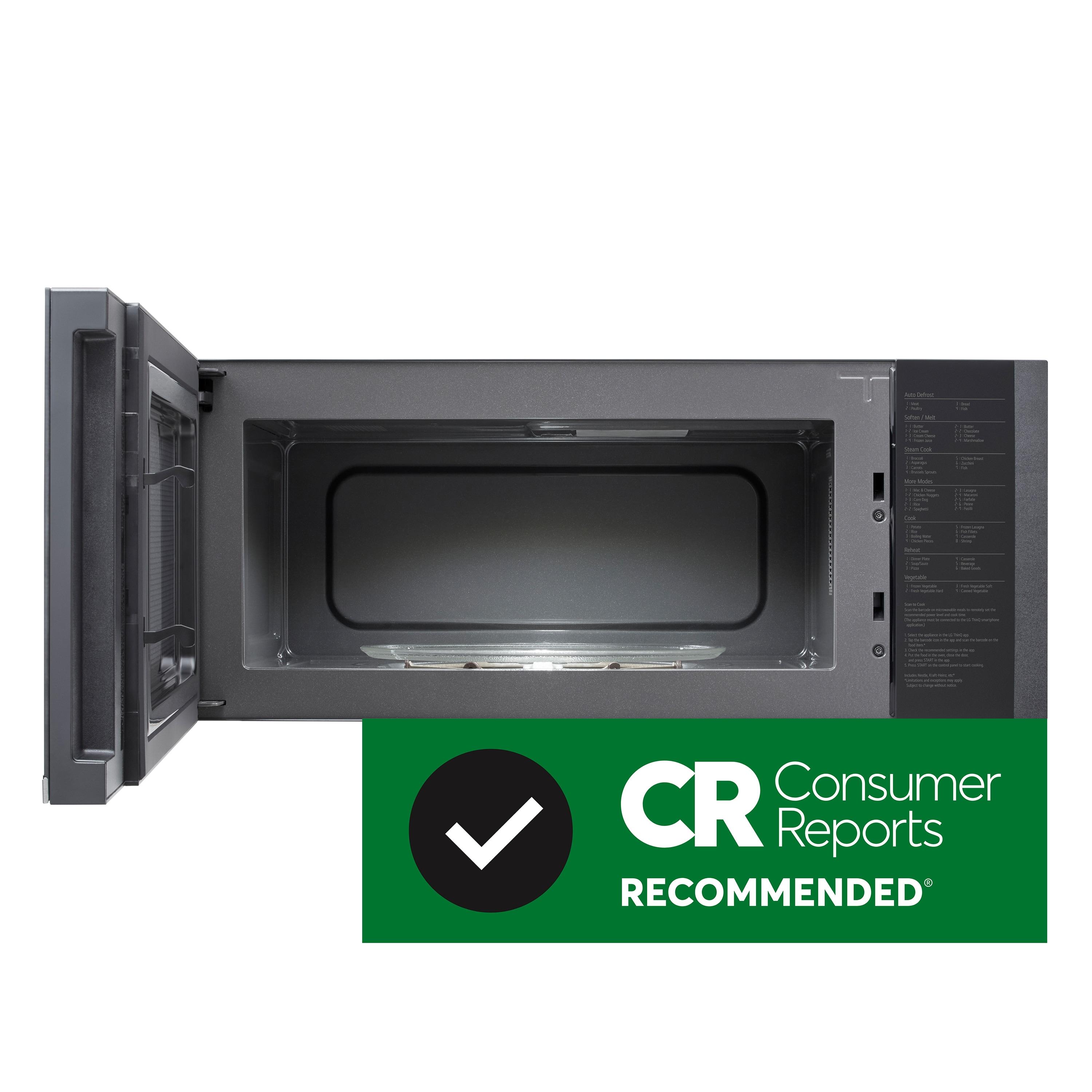 LG 1.3 Cu. Ft. Smart Low Profile Over-the-Range Microwave Oven with Sensor Cook