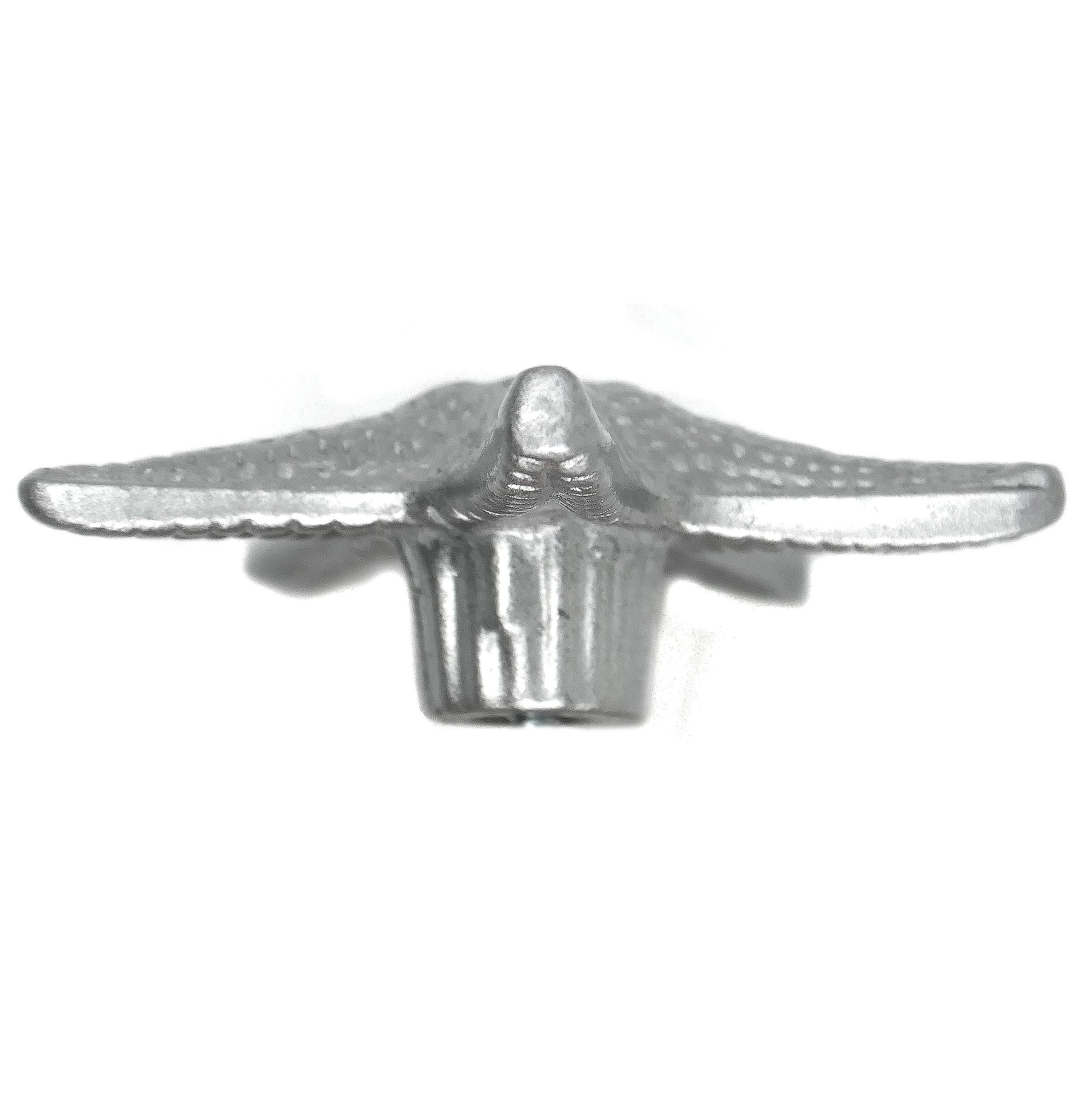 Silver Starfish Zinc Cabinet Knob Set, 3 Inch, 25 Piece