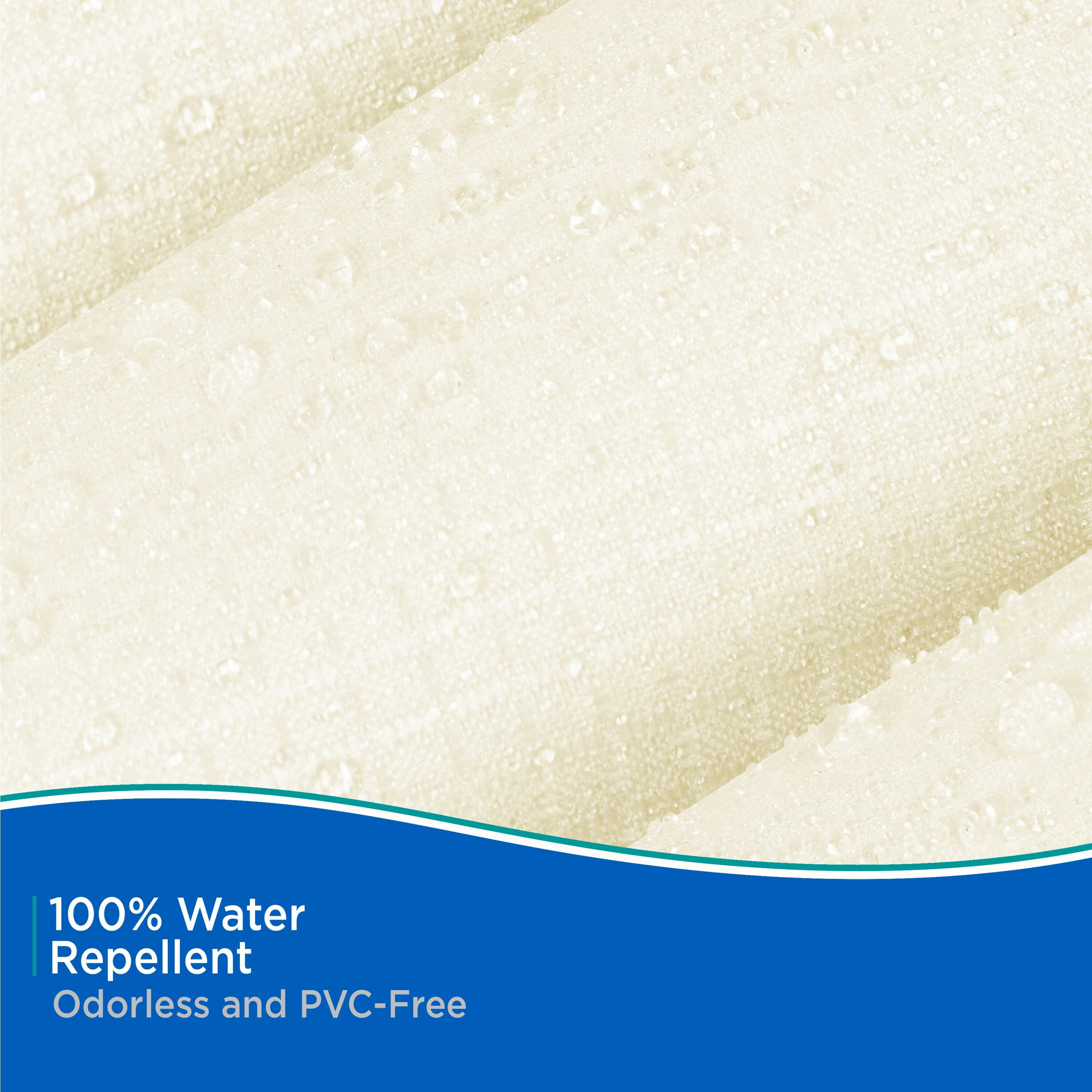 Kenney Kenney Water Repellant Jacquard Fabric Shower Curtain, 70" W x 72" H