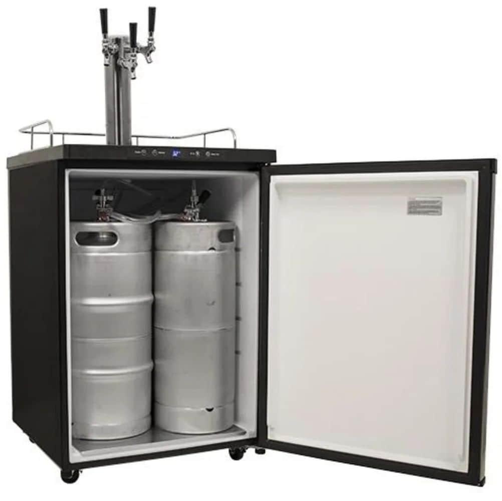 Edgestar Kc3000trip 24" Wide Triple Tap Kegerator - Stainless Steel