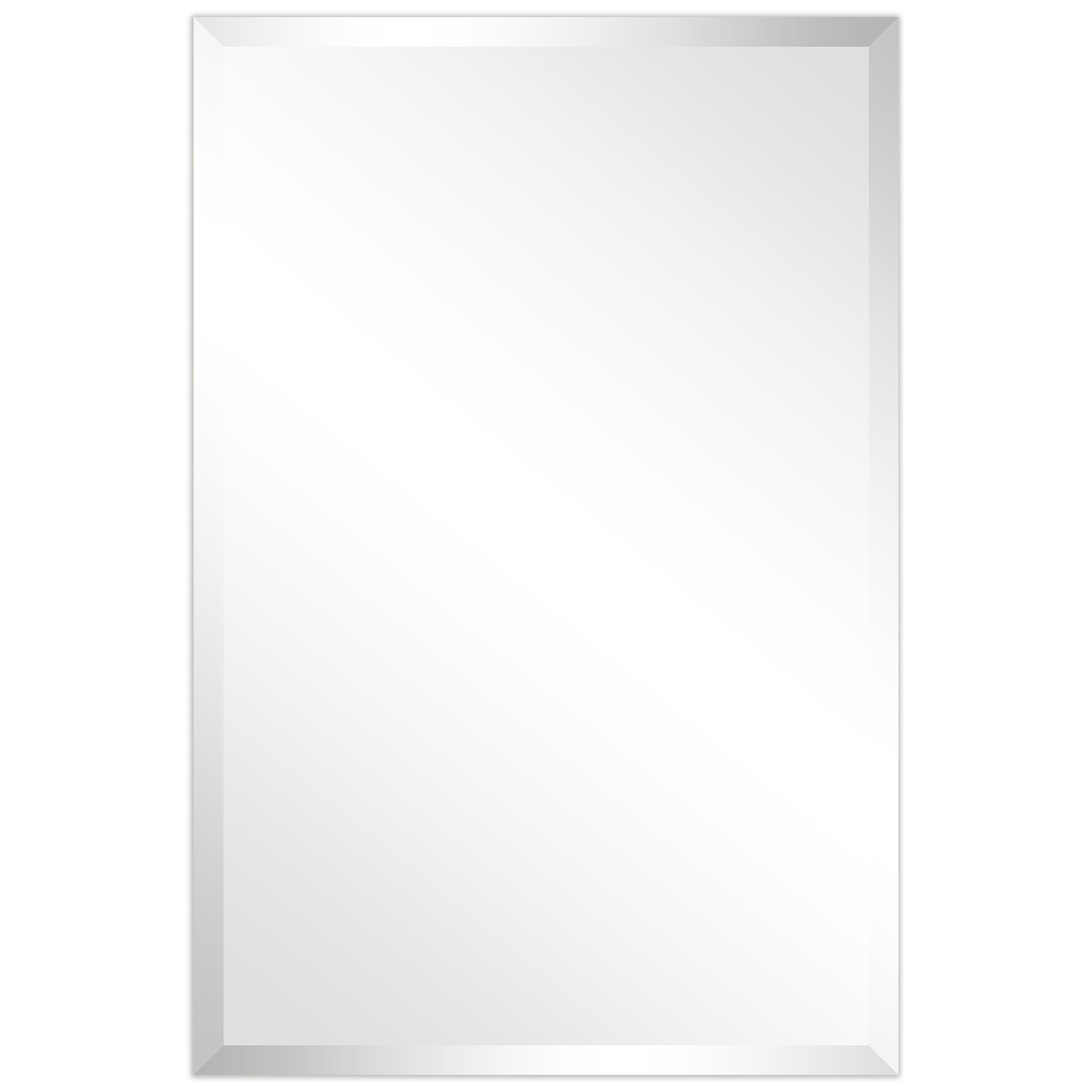 Empire Art Direct Frameless Beveled Prism Wall Mirror - Clear 24 in. x 0.39 in. x 36 in.