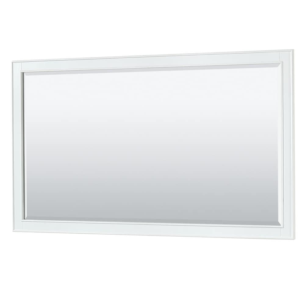 Wyndham Collection Deborah 60'' Single Bathroom Vanity with Marble Top with Mirror