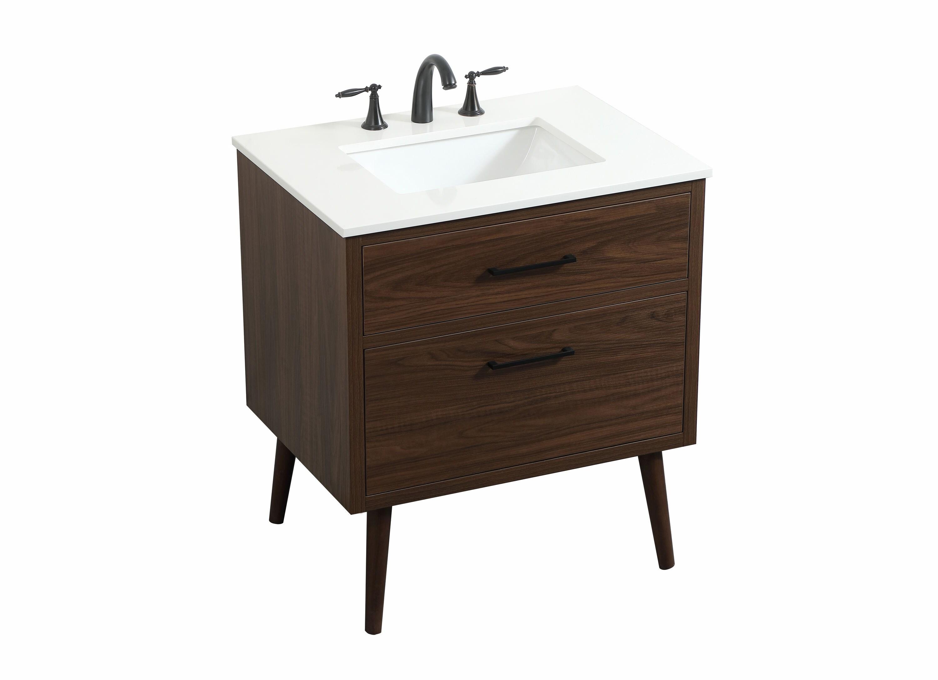Elegant Kitchen and Bath Elegant Kitchen and Bath 30 Inch Single Bathroom Vanity