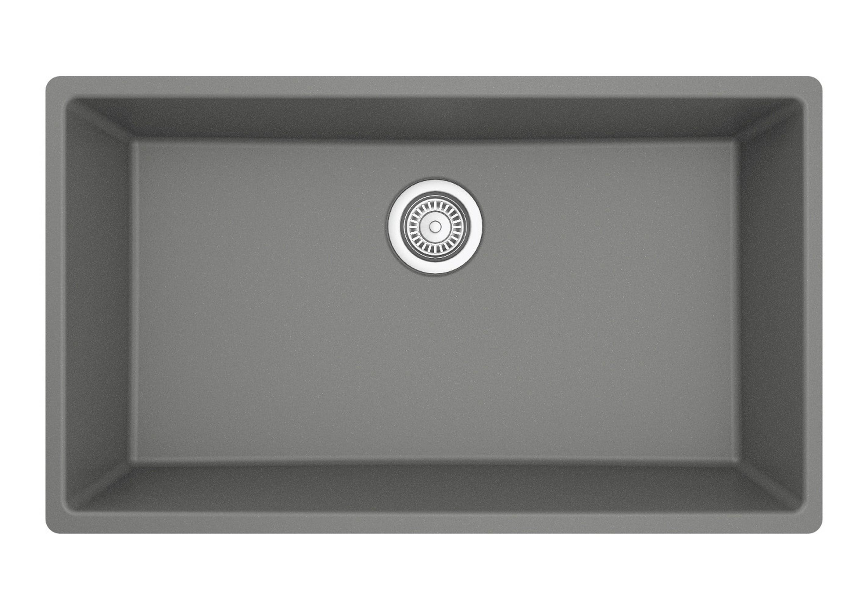 Karran Quartz 32-1/4'' X 19-1/4'' Large Single Bowl Undermount Kitchen Sink
