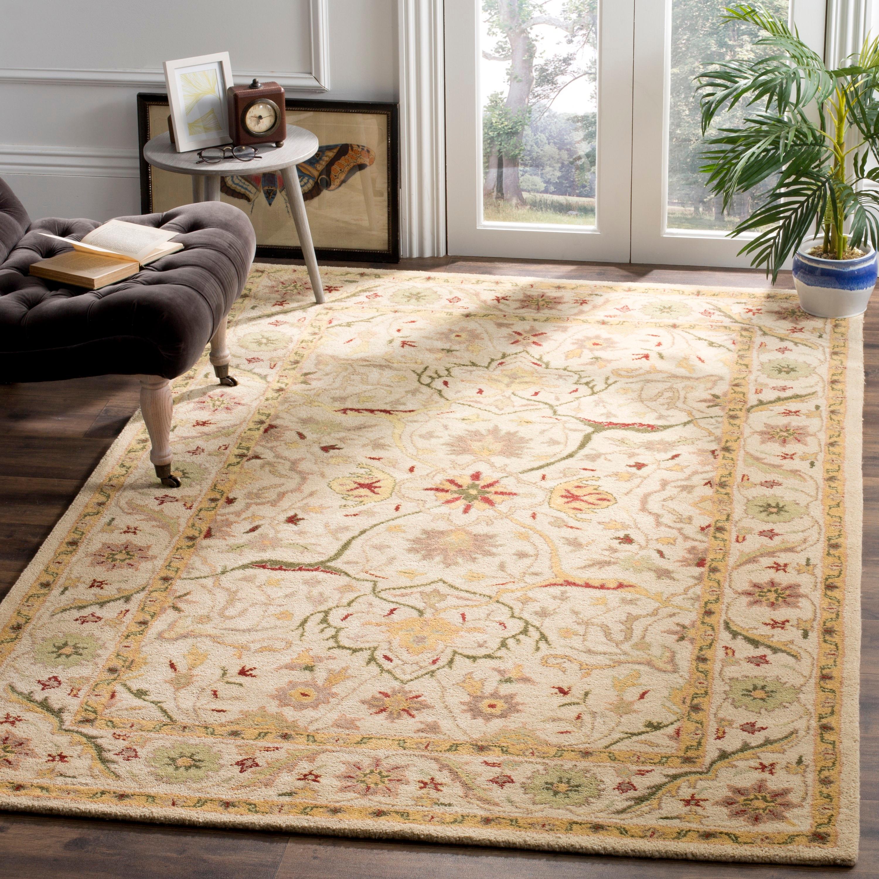 Antiquity AT14 Hand Tufted Indoor Accent Rug - Ivory - 2'x3' - Safavieh