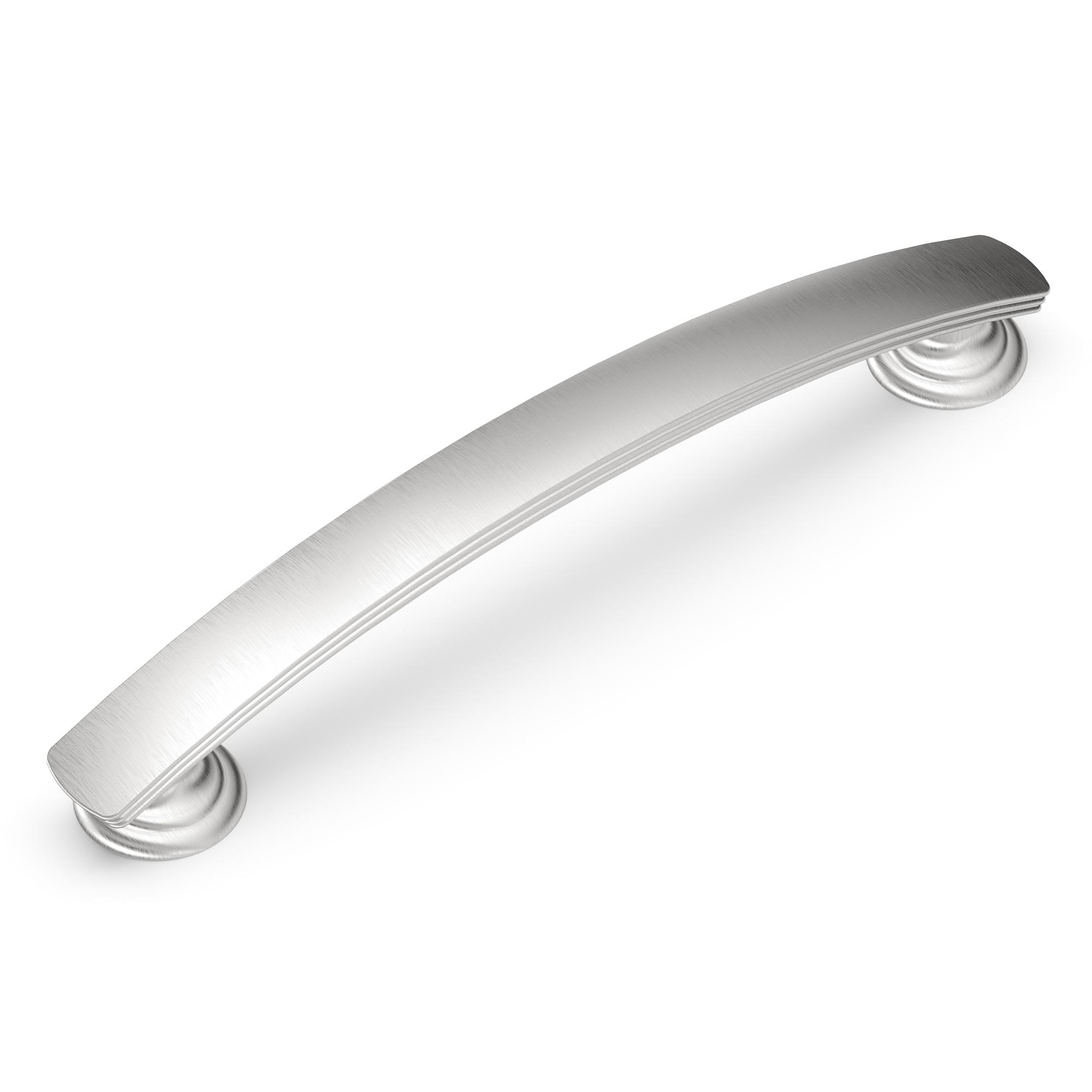 Hickory Hardware American Diner Kitchen Cabinet Handles, Solid Core Drawer Pulls for Cabinet Doors, 5-1/16" (128mm) (Set of 10)