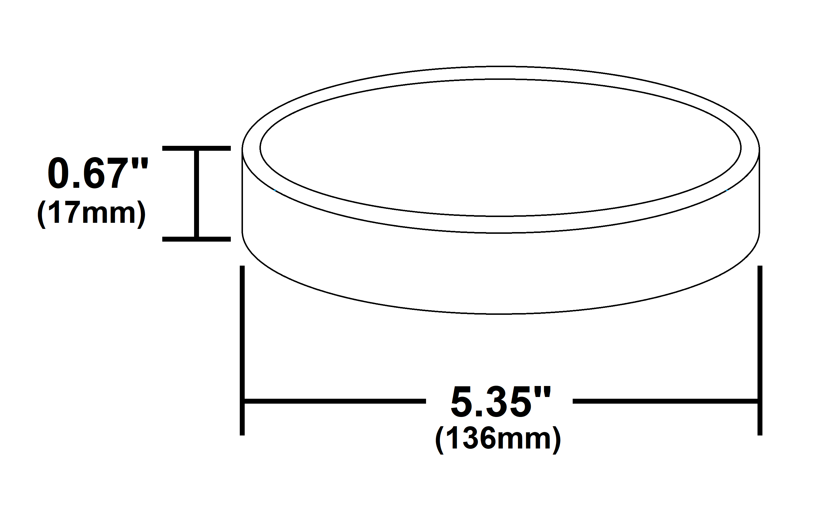 Dimmable Circle Flush Mount
