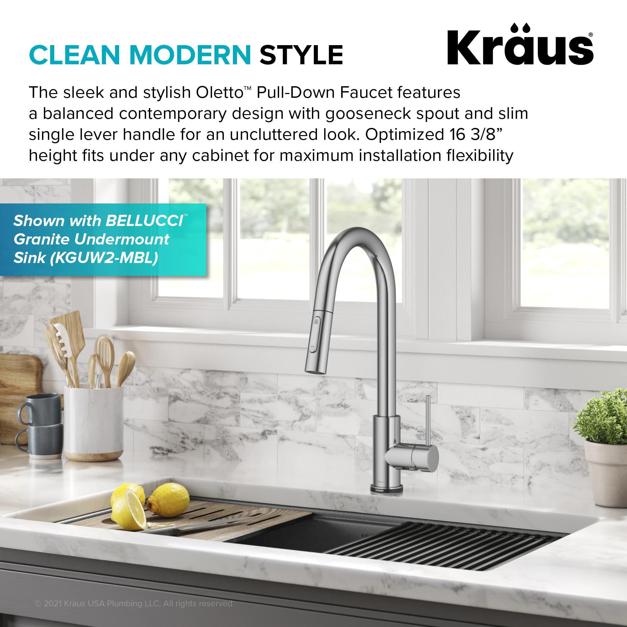 Kraus Oletto Single-Handle Touch Kitchen Sink Faucet