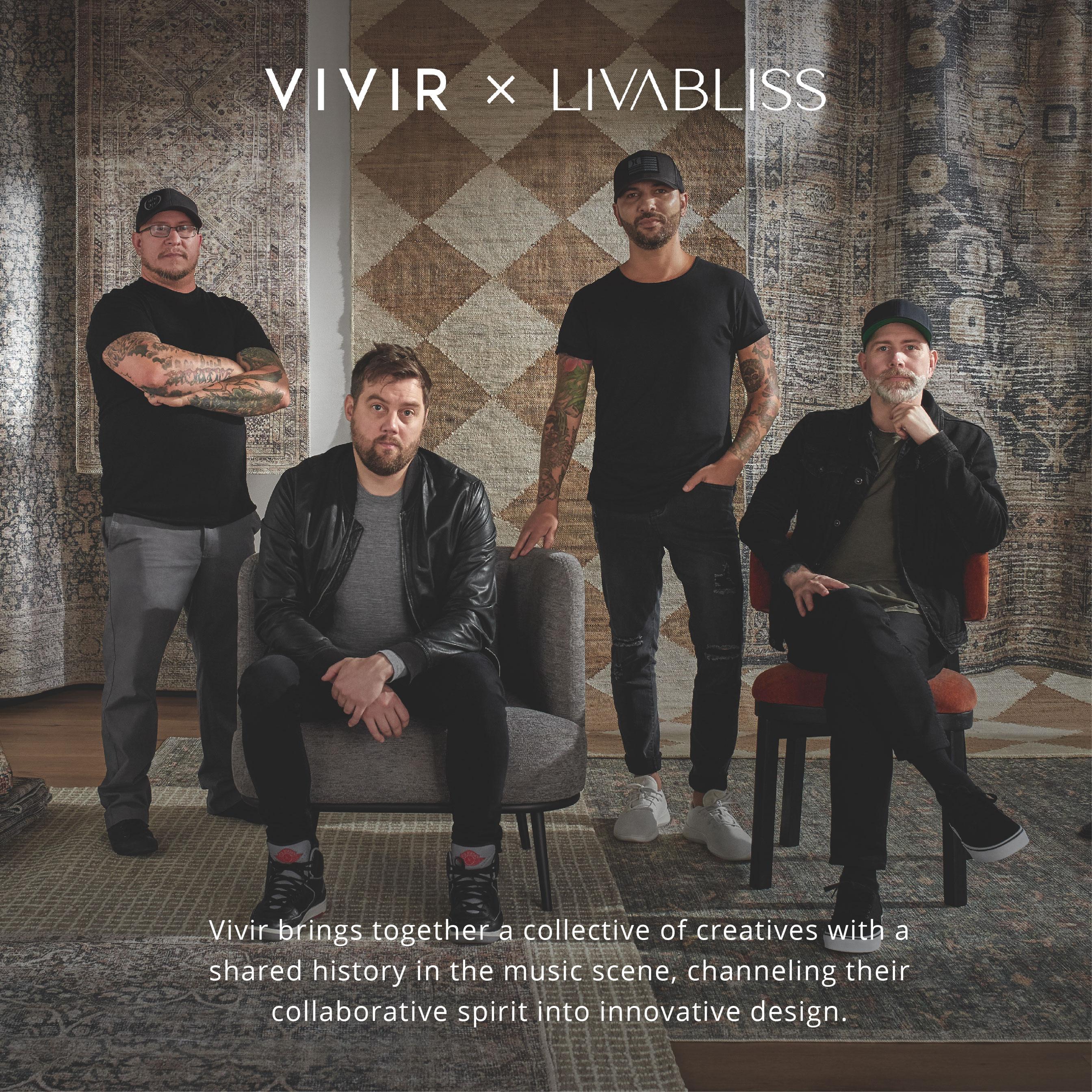 Livabliss x Vivir Eleni Vintage Washable Area Rug, 2' x 2'11", Dusty Blue, (2' x 3')