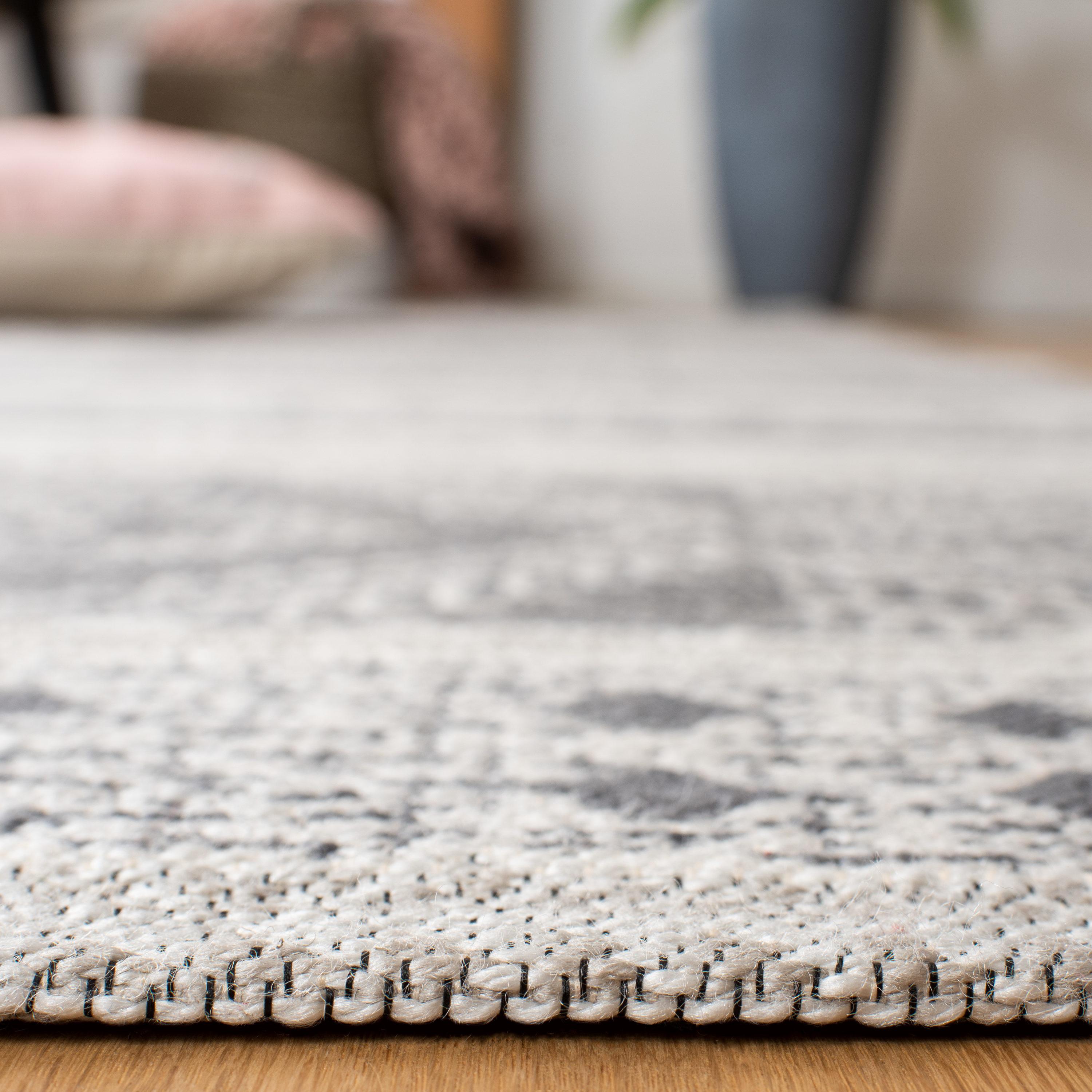 Classic Vintage CLV717 Hand Woven Area Rug - Grey - 6'x9' - Safavieh.