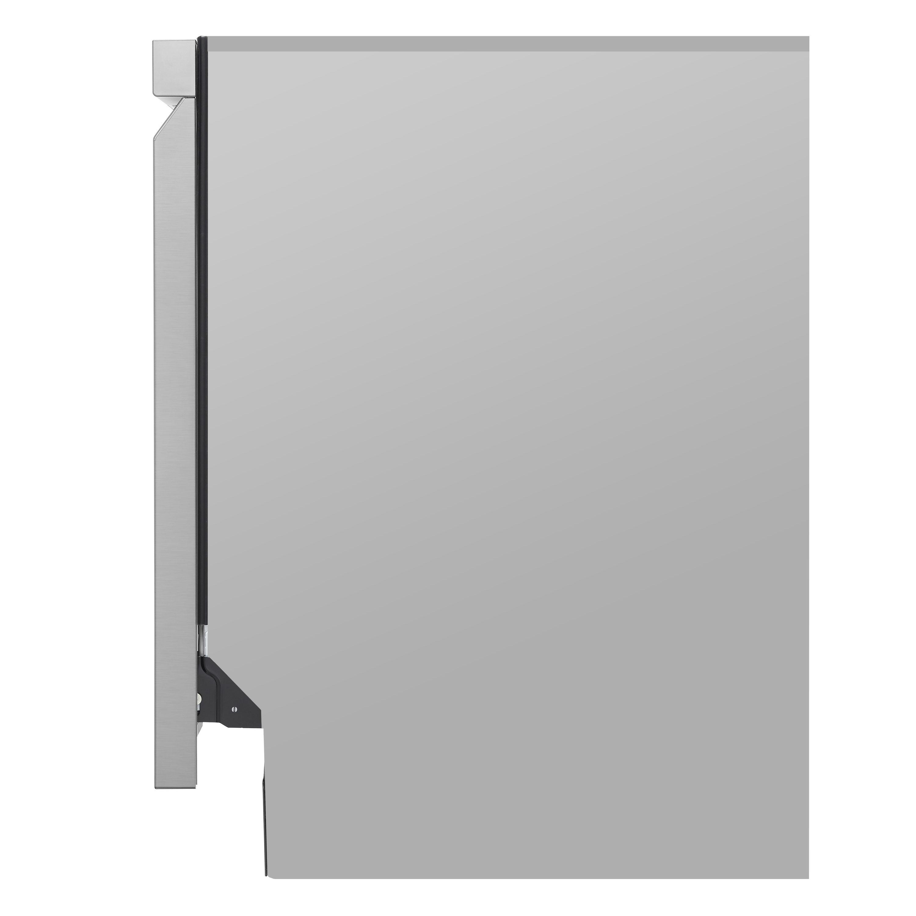 LG LG 24 in. PrintProof Stainless Steel Front Control Dishwasher with QuadWash, 3rd Rack & Dynamic Dry, 48 dBA LDFN4542S