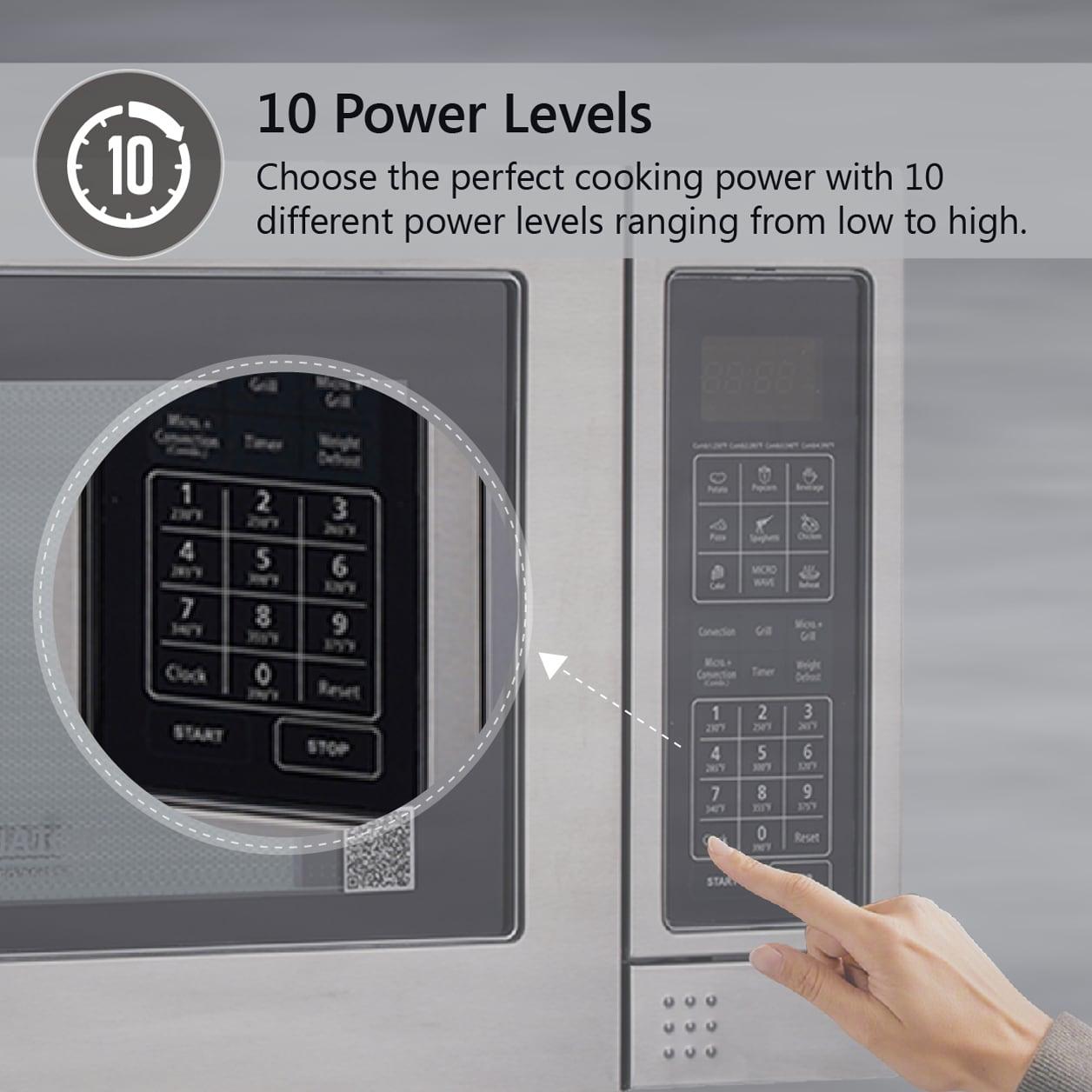 Microwave+Convection Oven+Grill 1.2cf Stainless Freestanding SS