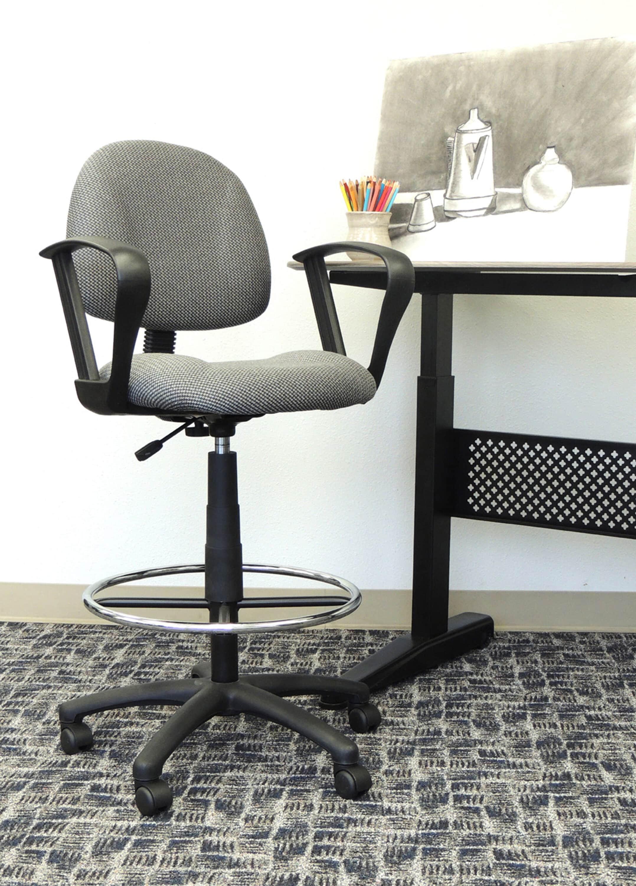 Polyester / Polyester Blend Drafting Chair