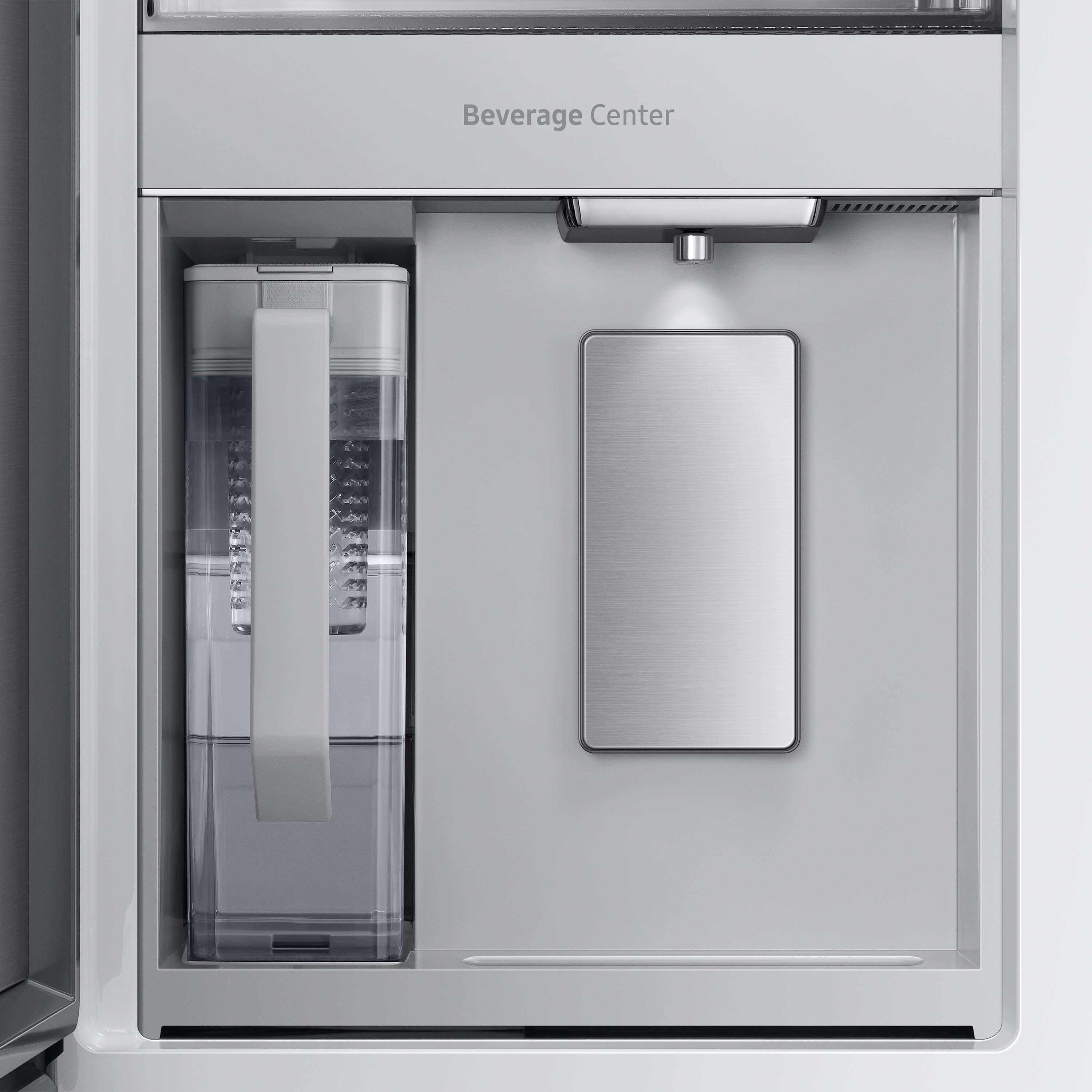 Bespoke 4-Door French Door Refrigerator (29 cu. ft.) with Beverage Center™ - Middle and Bottom Panels