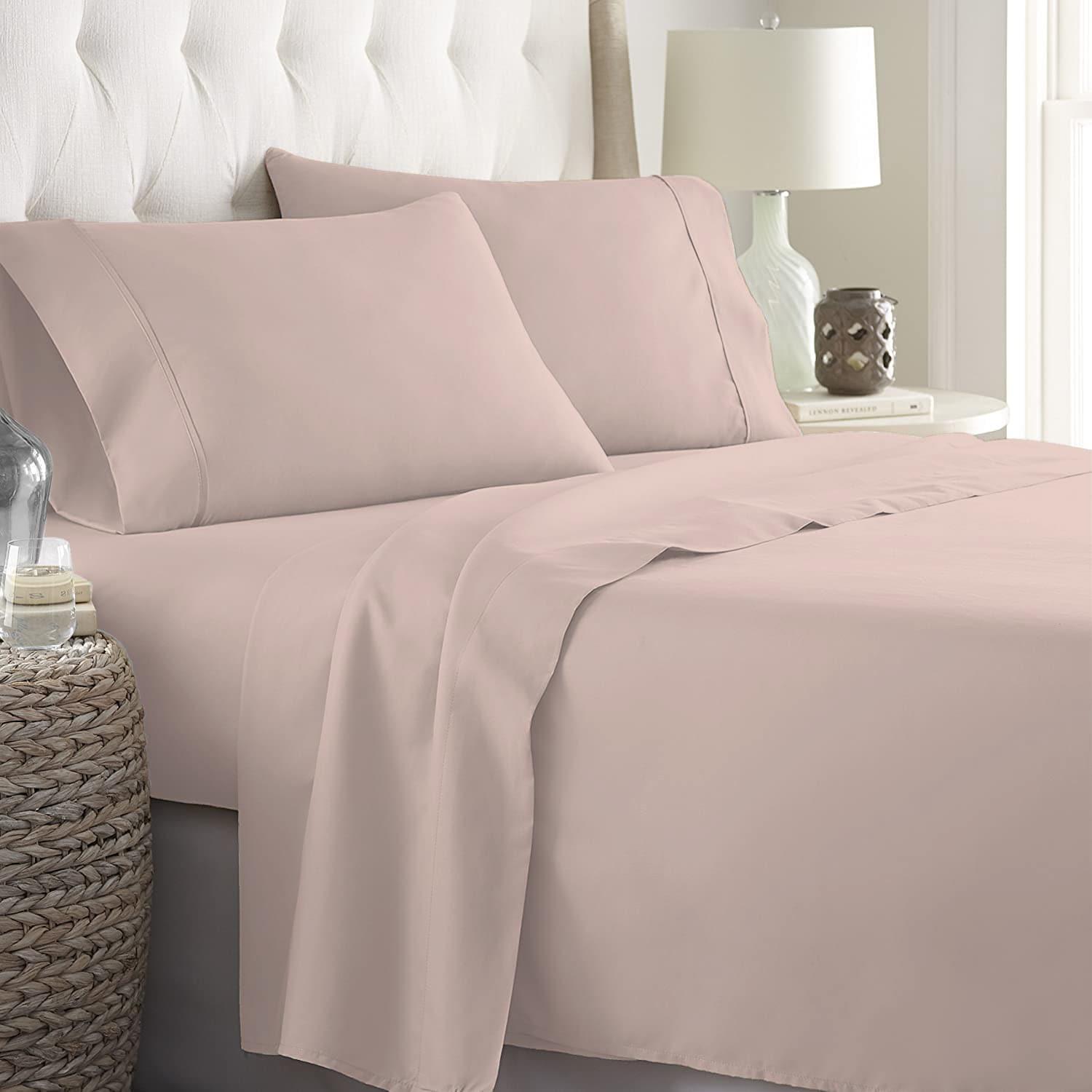 100% Cotton Lightweight Percale Weave Sheet Set