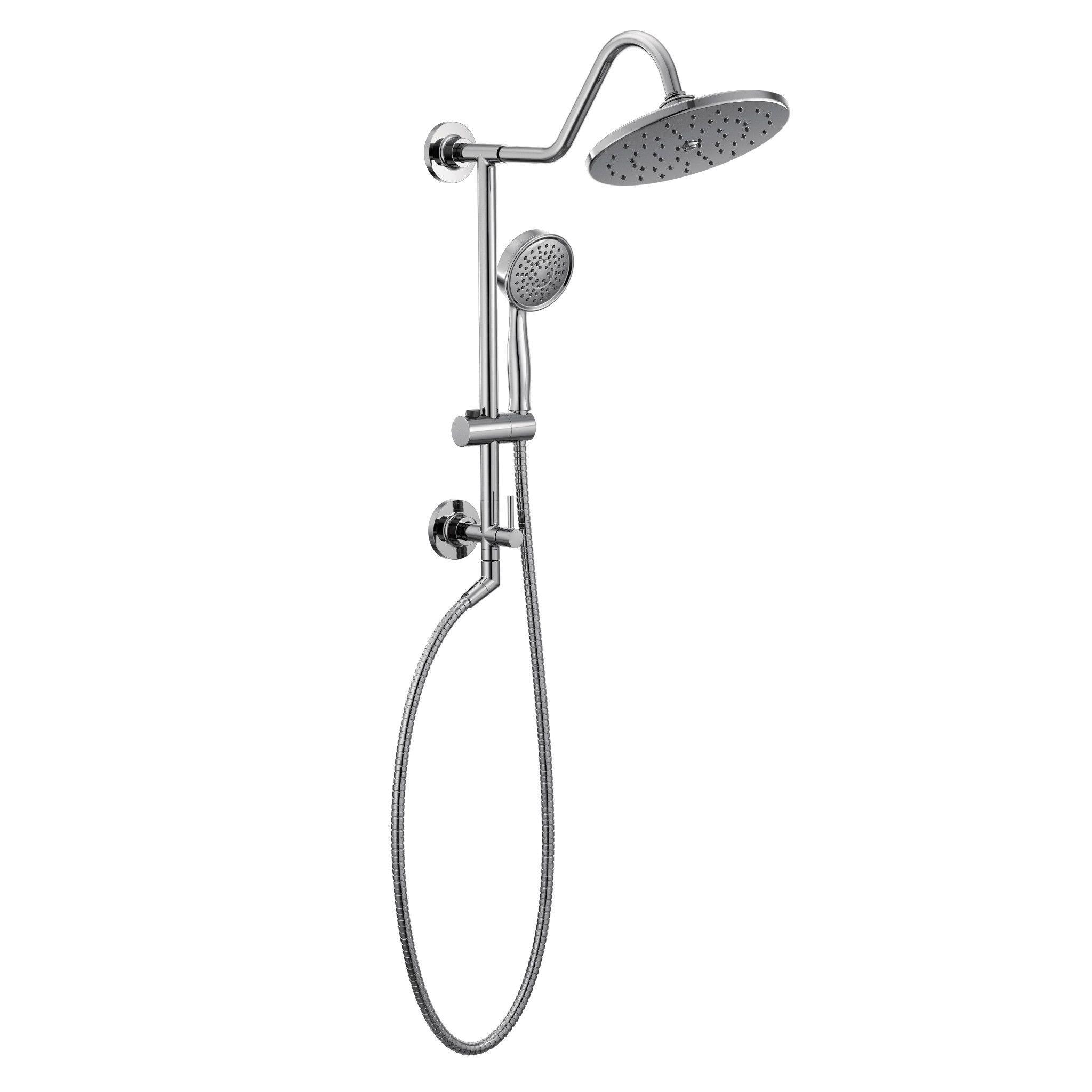 Waterhill Rain Fixed Shower Head with Immersion