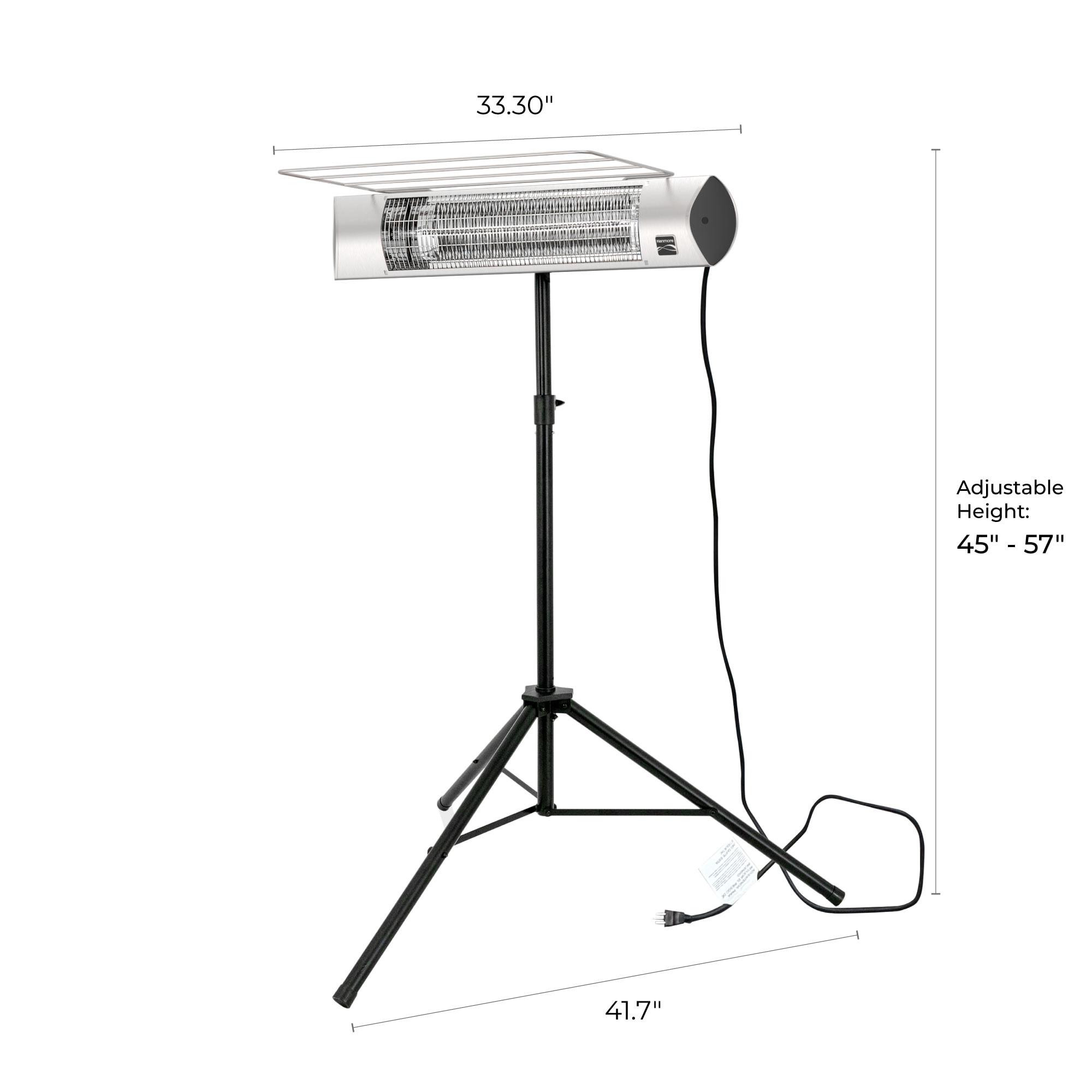 Kenmore Electric Patio Heater with Tripod and Remote